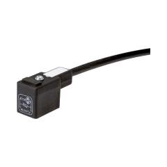 KAB ST01 3 LED. LED-Stecker mit 3 mtr Kabel, Größe 1 (Industrienorm B)