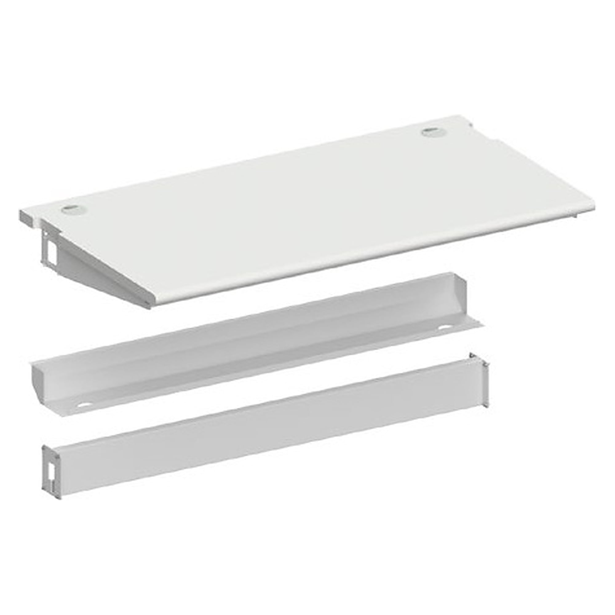 Tischplatte Quadro inkl. Kabelwanne, 1650x880x40 mm - Karl 10.912.88