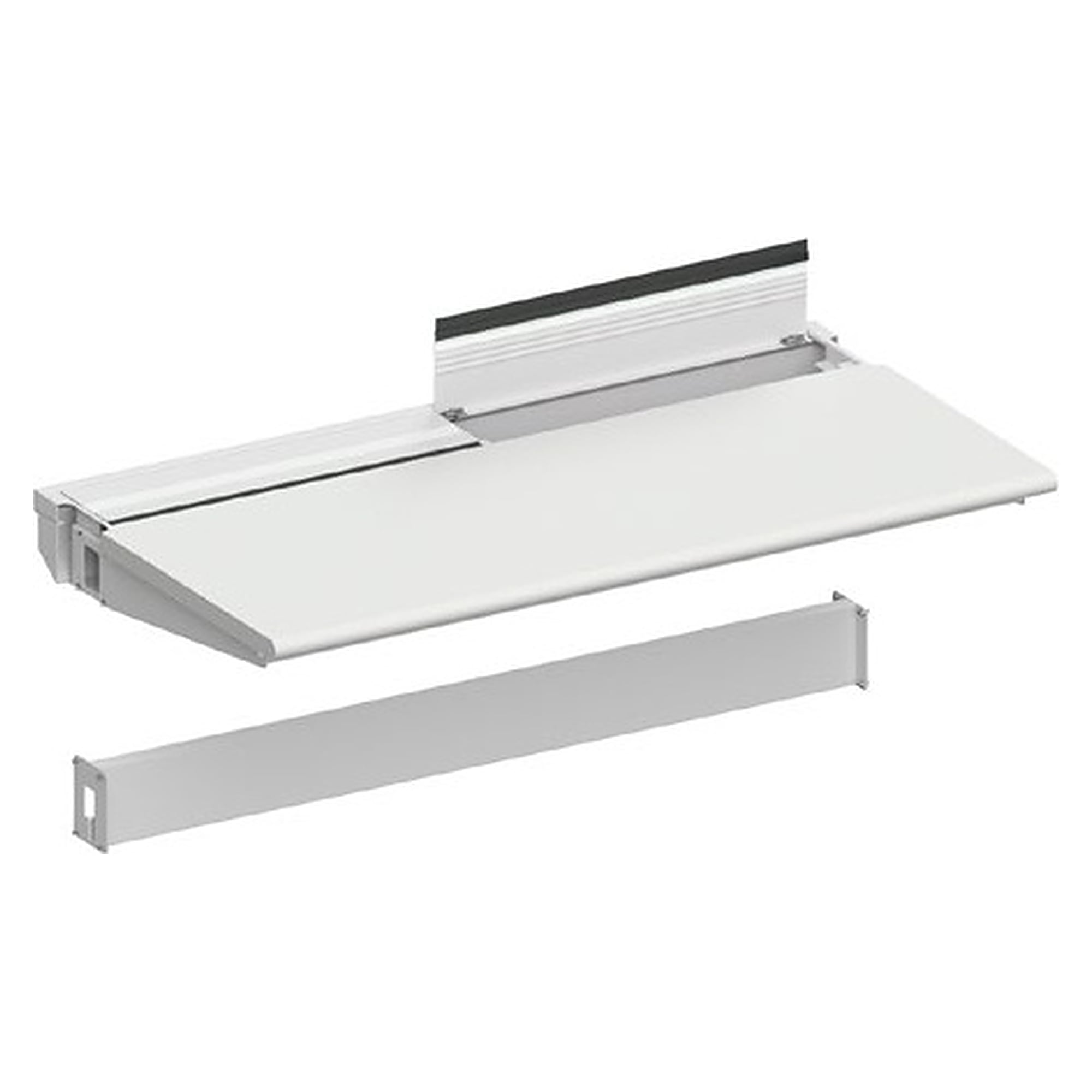 ESD-Tischplatte Quadro inkl. Kabelwanne mit Klappe, 1300x880x40 mm - Karl 10.920.89