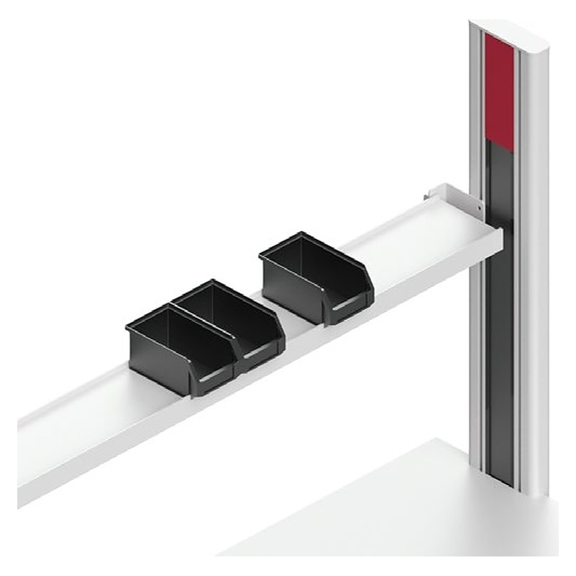 Ablageboard für Greifschalen Quadro, Tischbreite 1300 mm - Karl 14.304.70