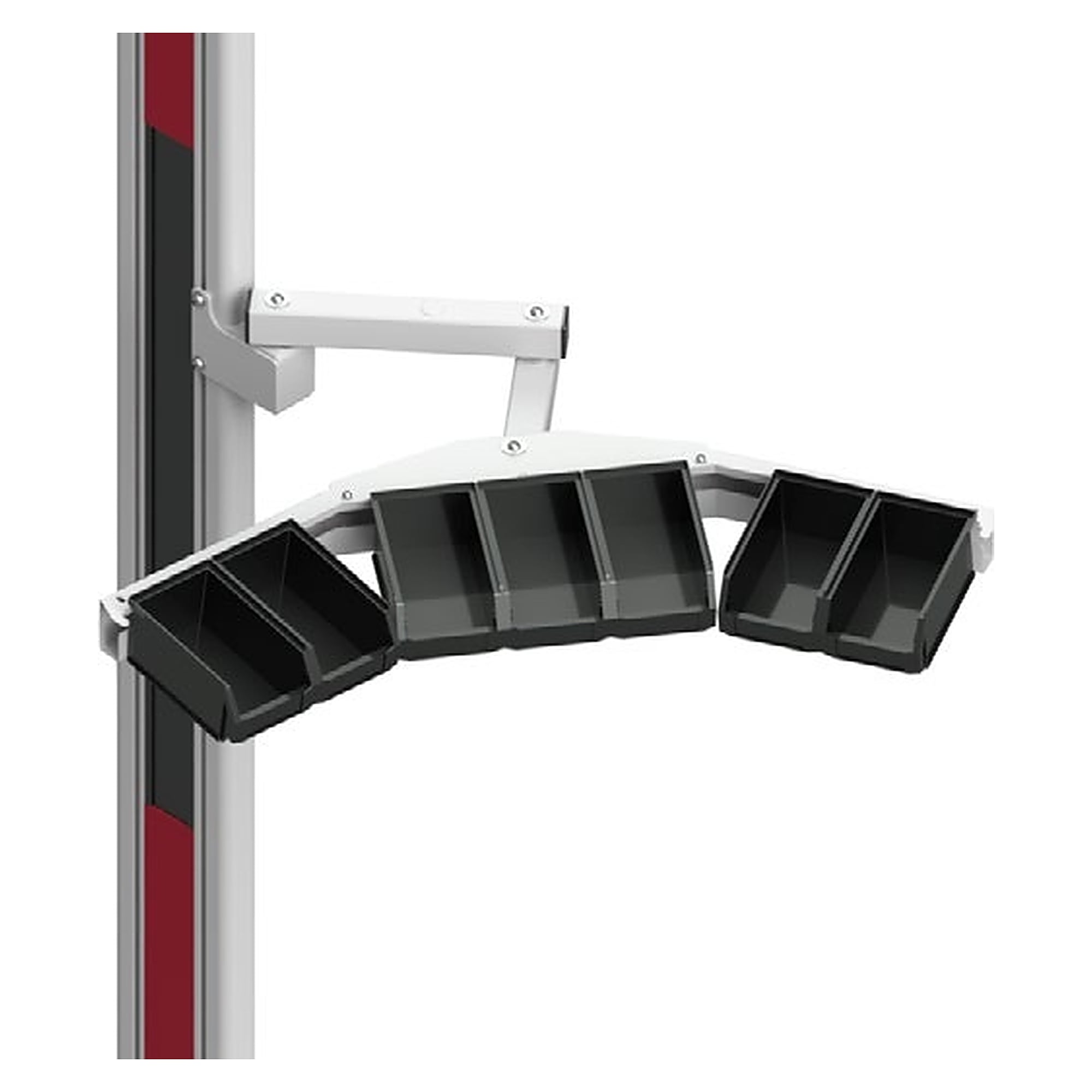Support rail for picking bins Quadro incl. Vario multifunction arm - Karl 14.601.70
