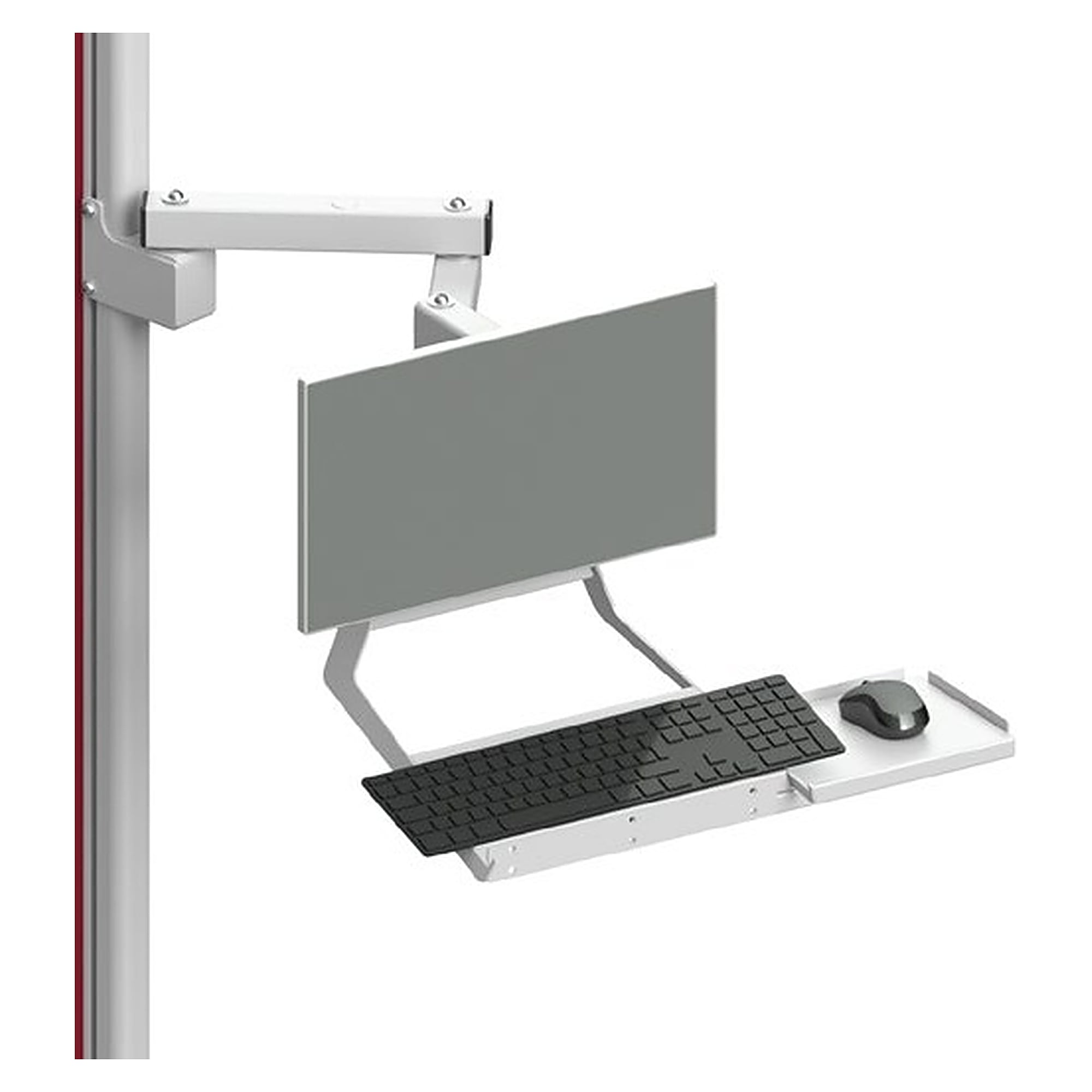 Flat screen holder Quadro incl. Vario multifunction arm, VESA 75/100 - Karl 14.610.70