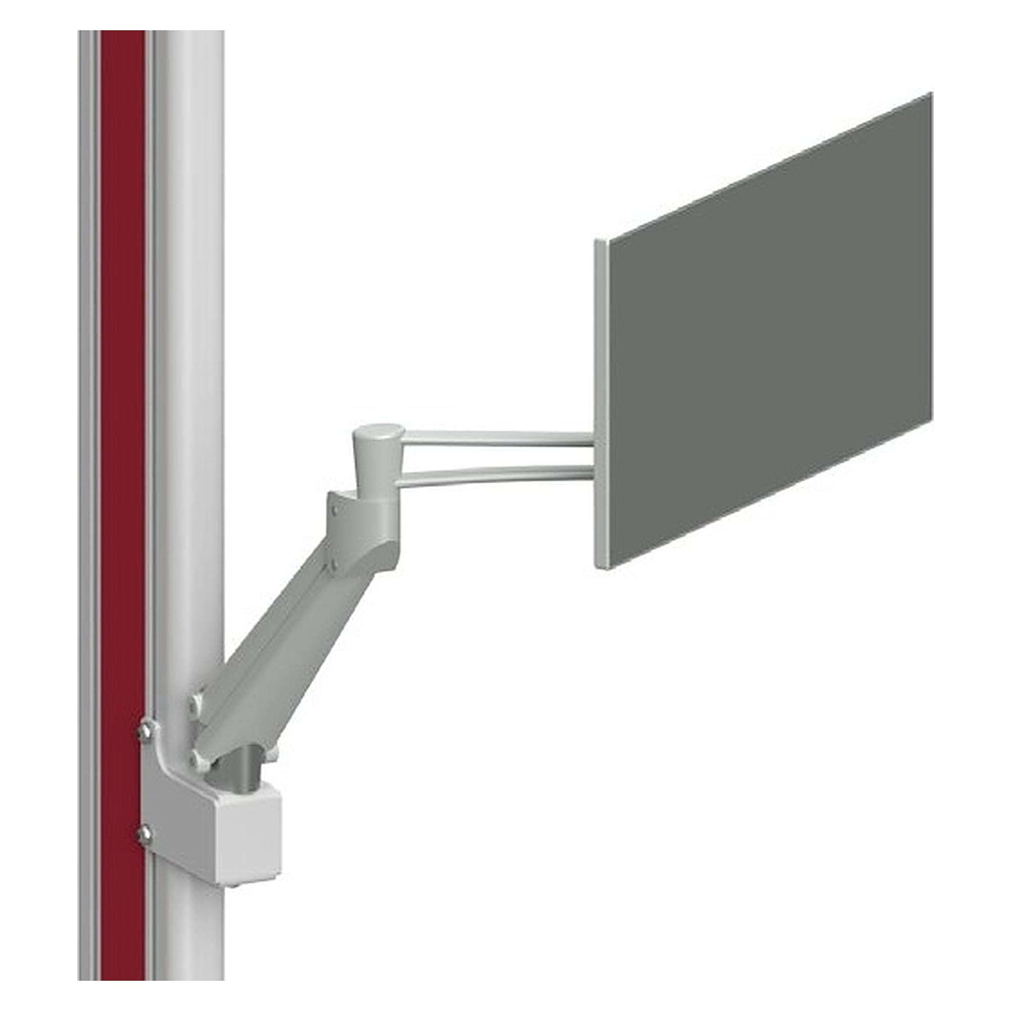 Flachbildschirmhalterung Quadro mit Gasfeder-Monitorarm, VESA 75/100 - Karl 14.614.70