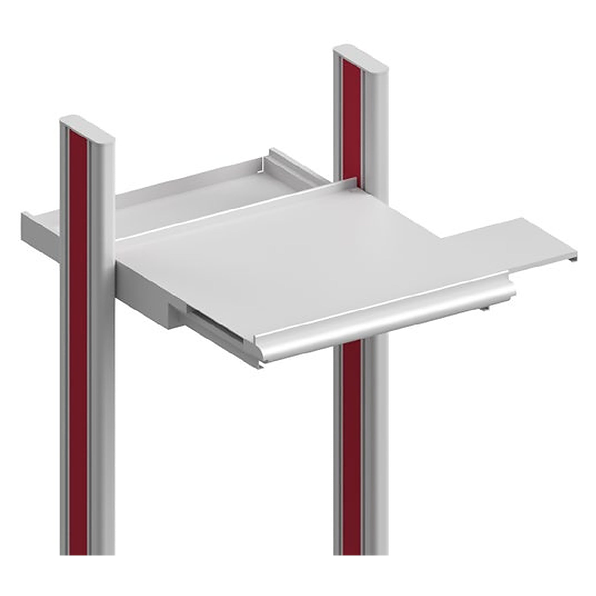Ausziehbares Ablageboard mit Maustablett für QUADRO-CAR, 616x620x40 mm - Karl 19.470.70