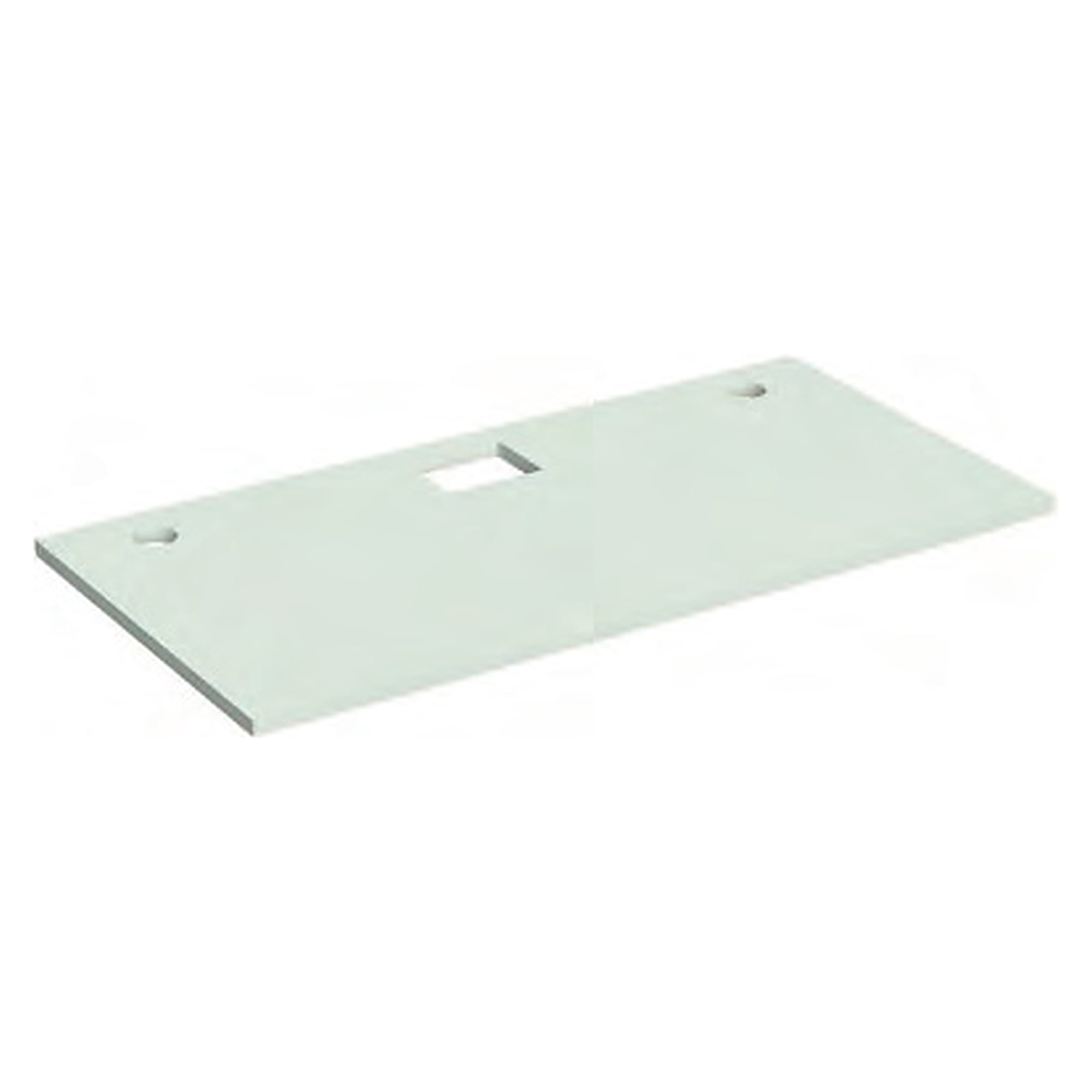 Plateau de table TriMax stratifié HPL, 1800x1000 mm, avec passages de câbles et découpe pour bloc de prises - Karl 200.441.02