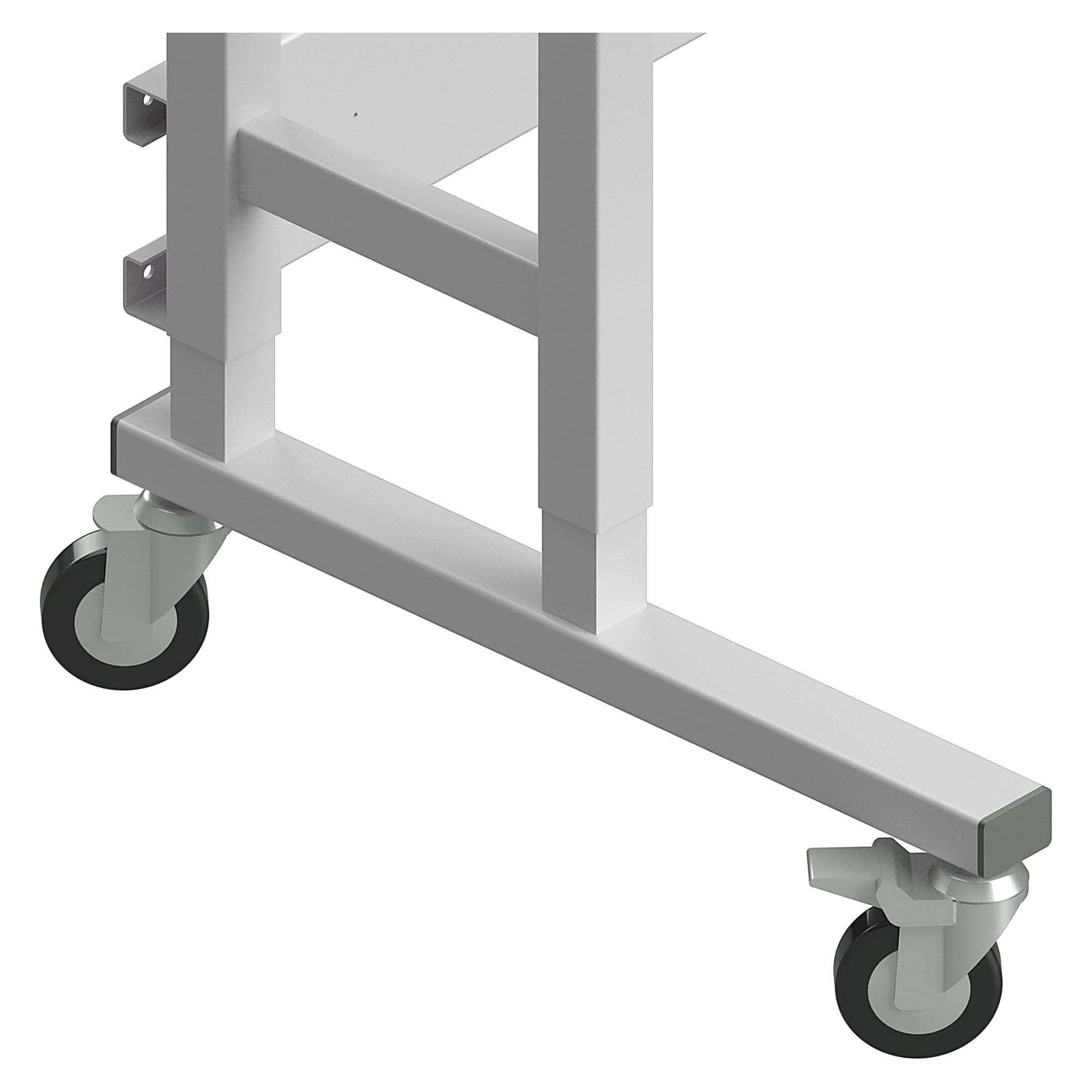 ESD-Lenkrollen-Set für SINTRO-Tischgestell, Tischtiefe 750 mm - Karl 25.560.98