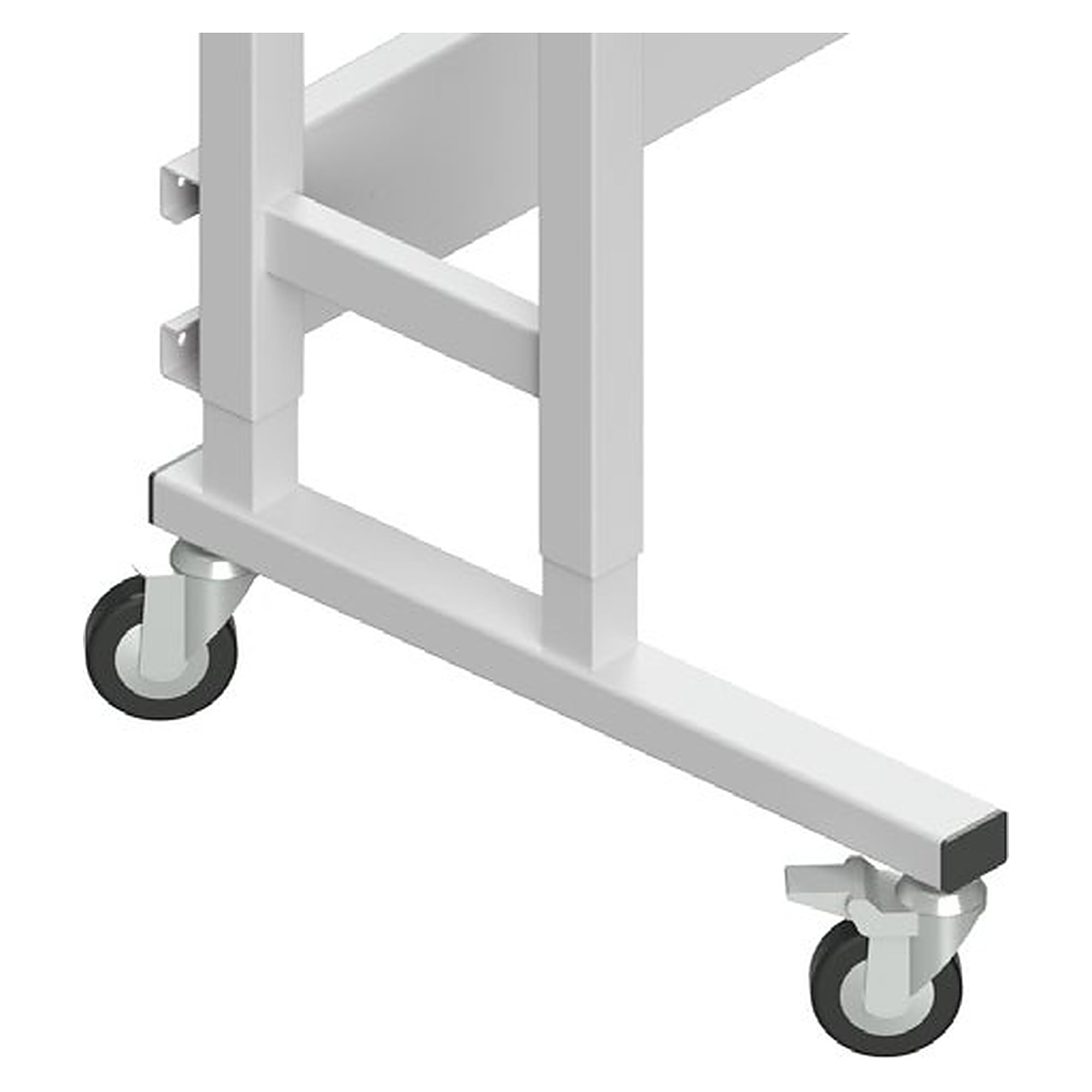 ESD-Lenkrollen-Set für SINTRO-Tischgestell, Tischtiefe 900 mm - Karl 25.562.98