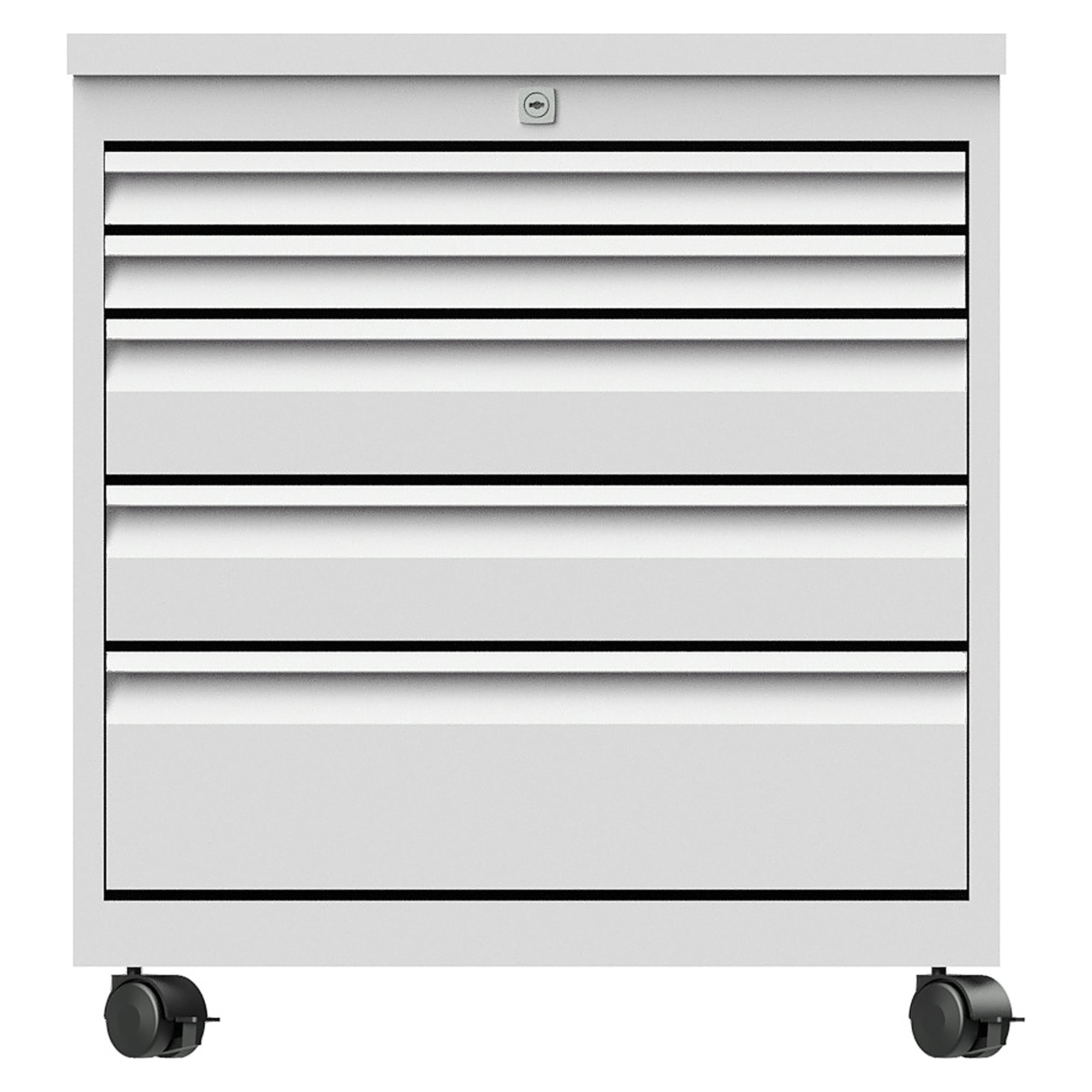 Bloc à tiroirs F0 mobile, dessus revêtement direct, 2x1/2x2/1x3 U, 606x540x670 mm - Karl 33.310.30