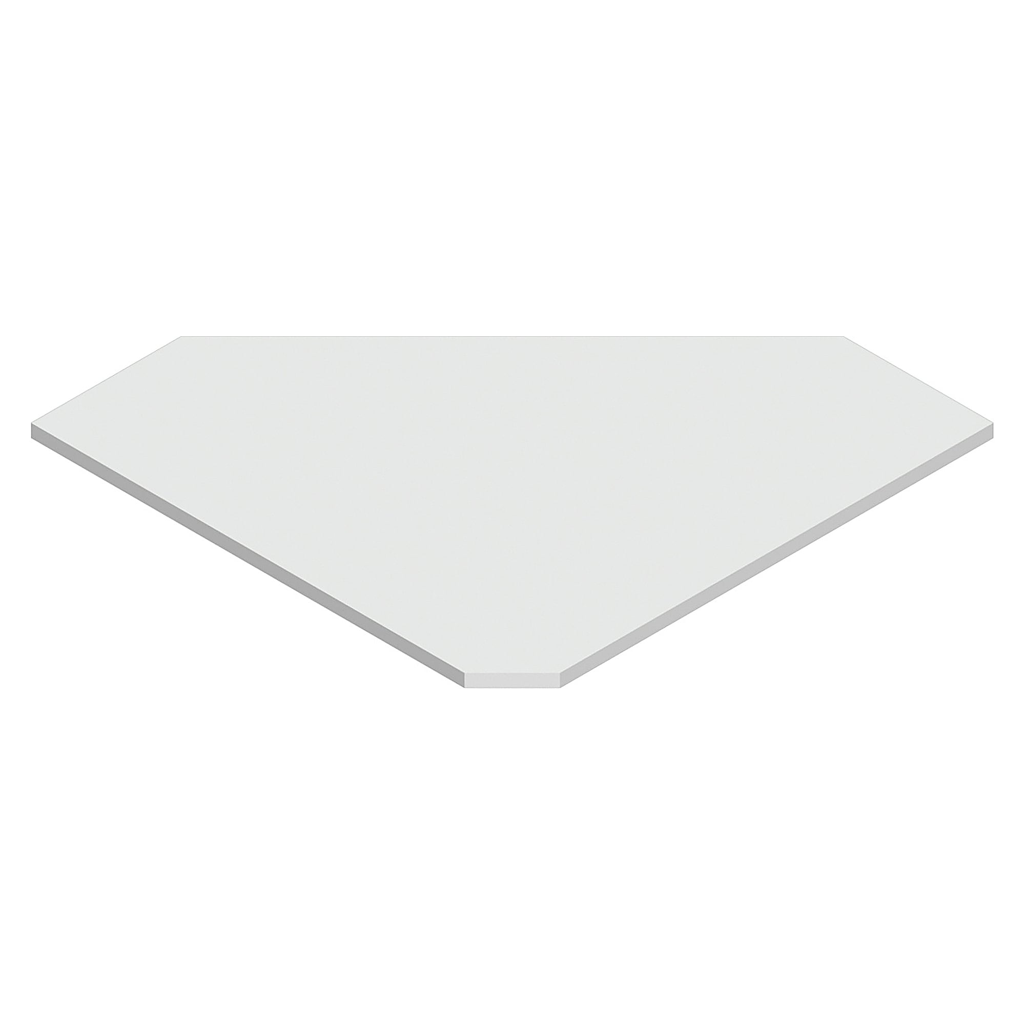 Plateau d'angle trapèze Sintro, stratifié haute pression (EN 438), profondeur 900 mm, 1000x1000 mm - Karl 35.928.88