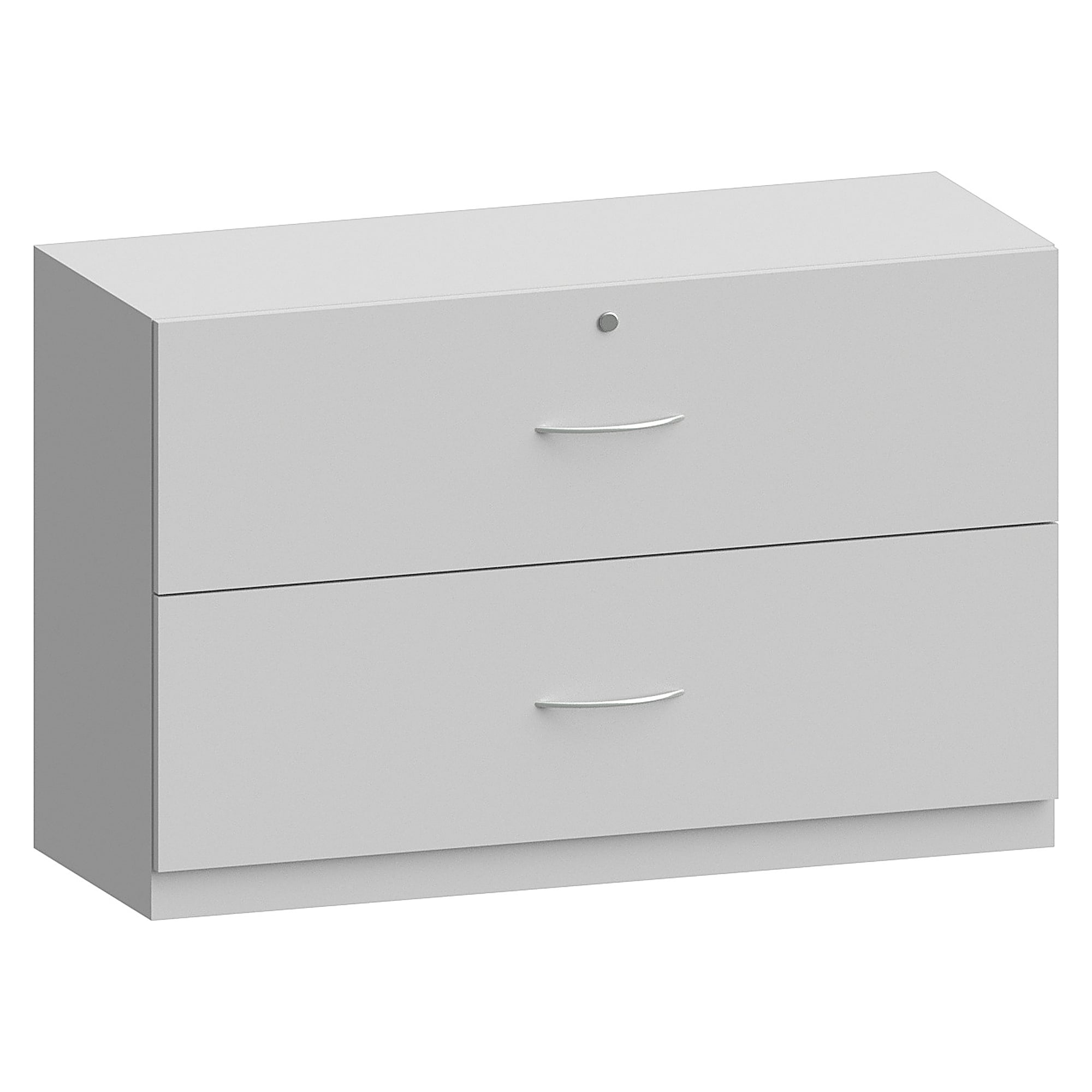 Beistellschrank Holzausführung mit 2 Schubladen, 1200x450x772 mm - Karl 512.426.10