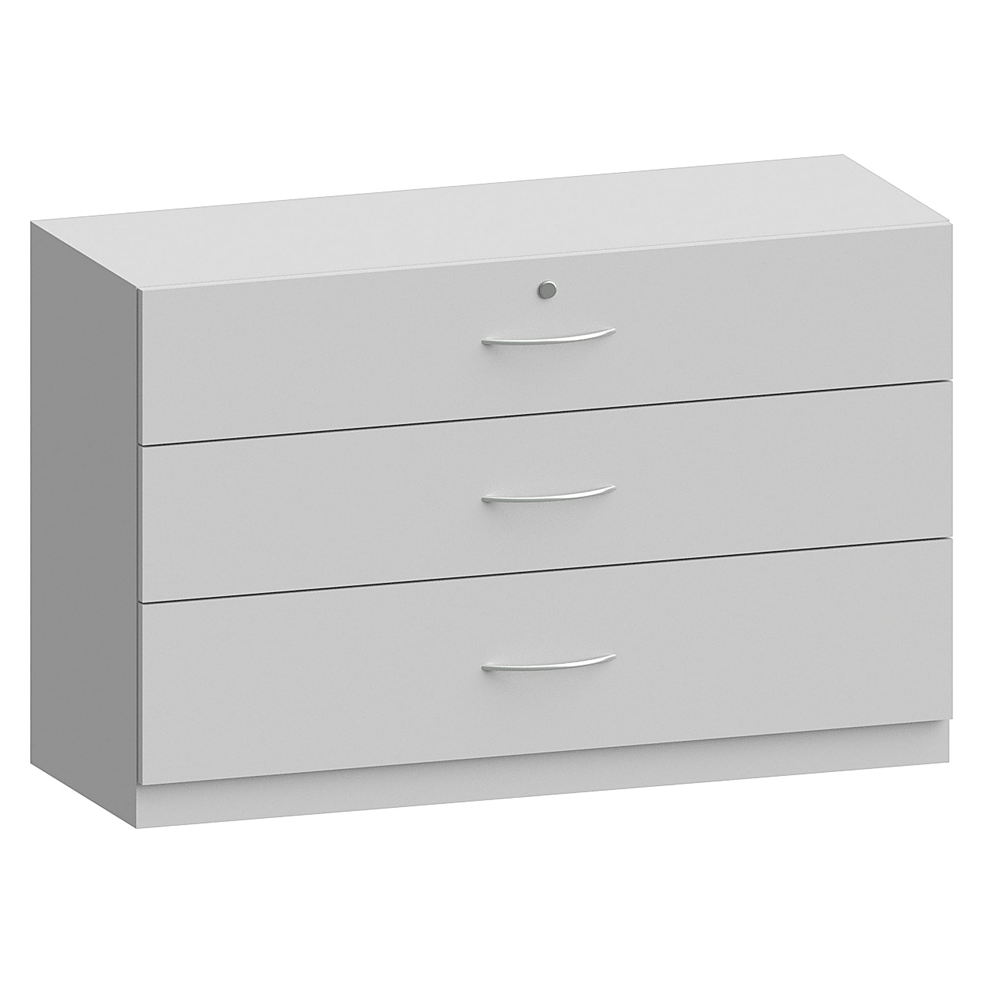 ESD-Beistellschrank Holzausführung mit 3 Schubladen, 1200x450x772 mm - Karl 512.426.21