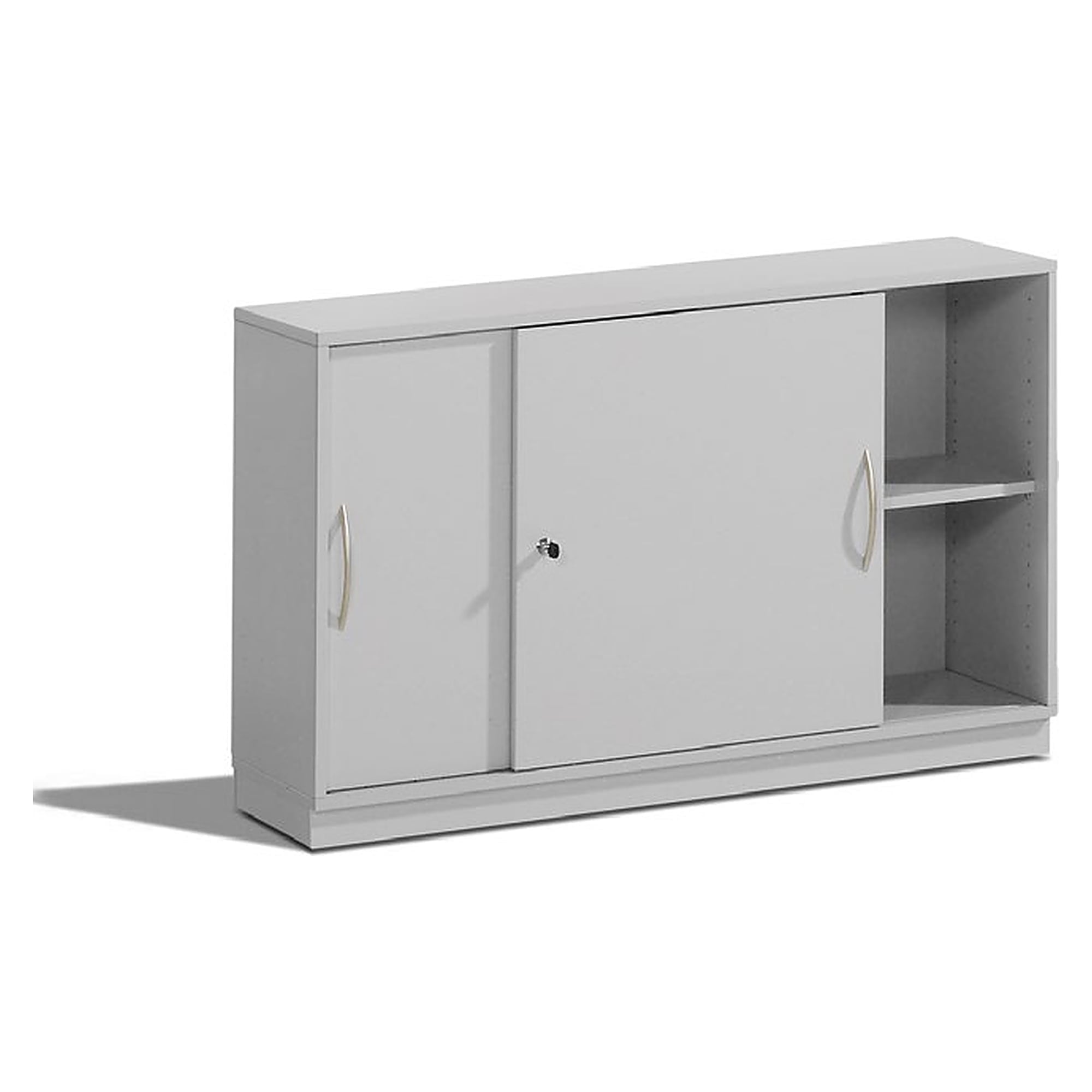 Armoire d'appoint version bois à portes coulissantes, 1200x650x772 mm