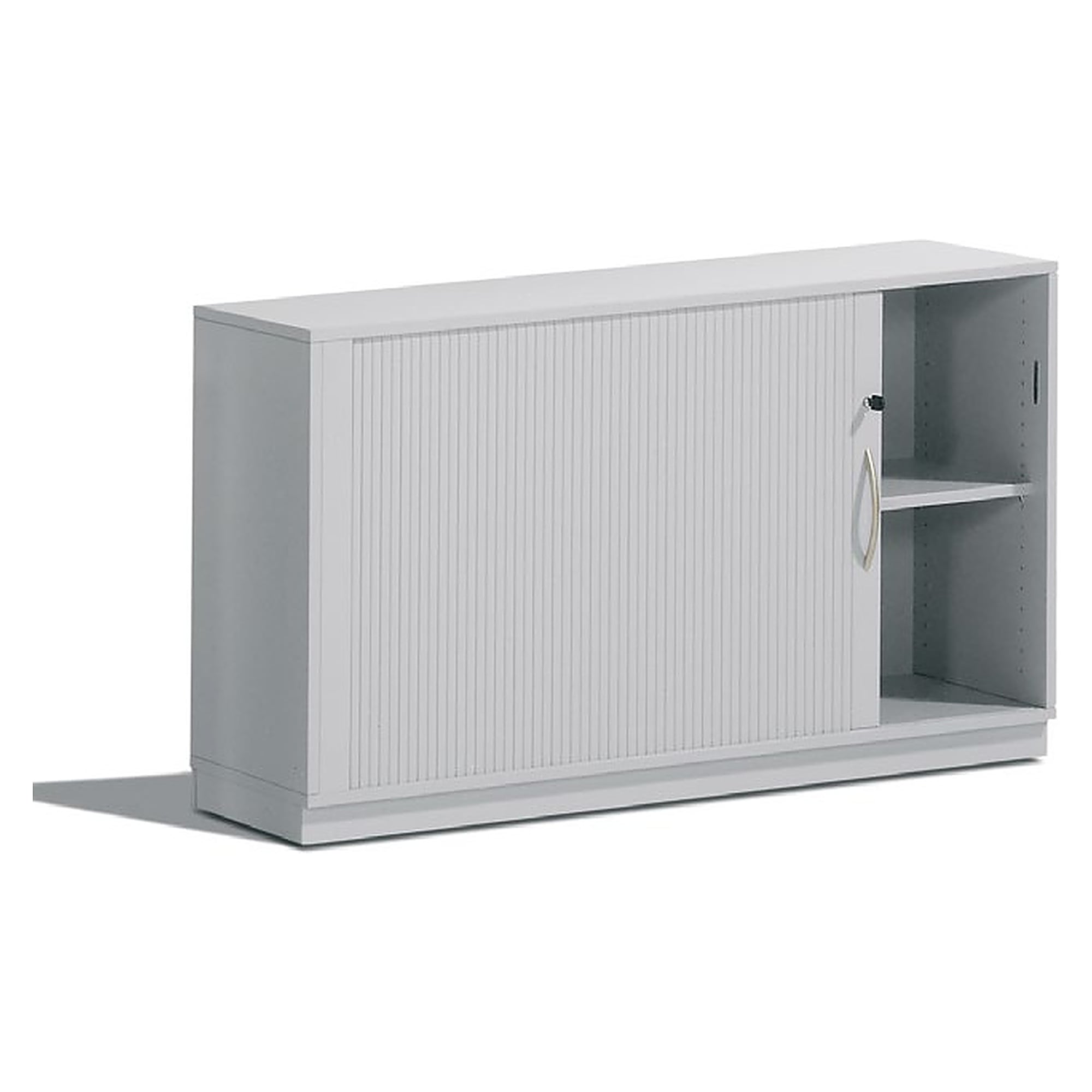 Side cabinet wood version with horizontal tambour, 1200x650x772 mm