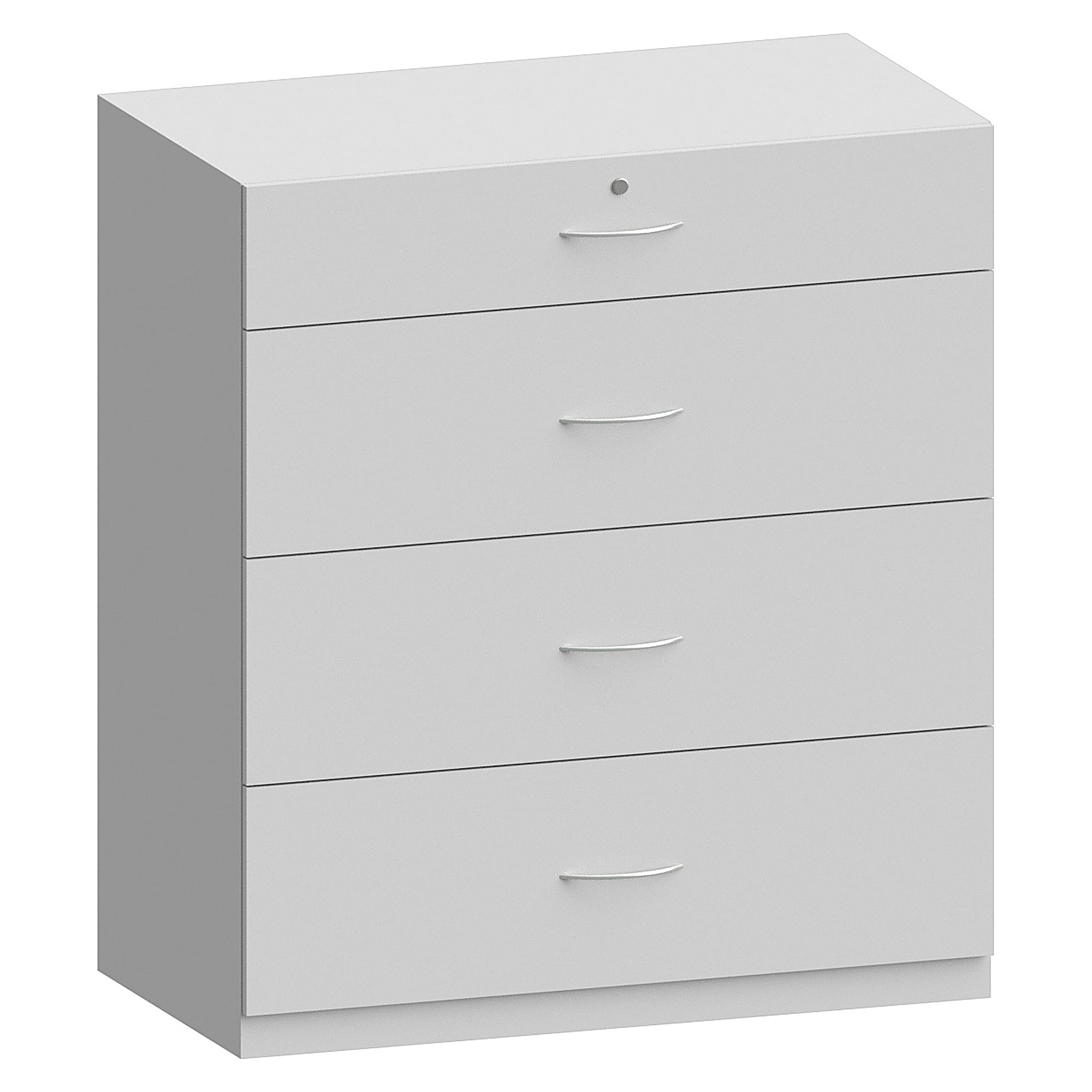 ESD side cabinet wood version with 4 drawers, 1200x650x1352 mm - Karl 512.636.11