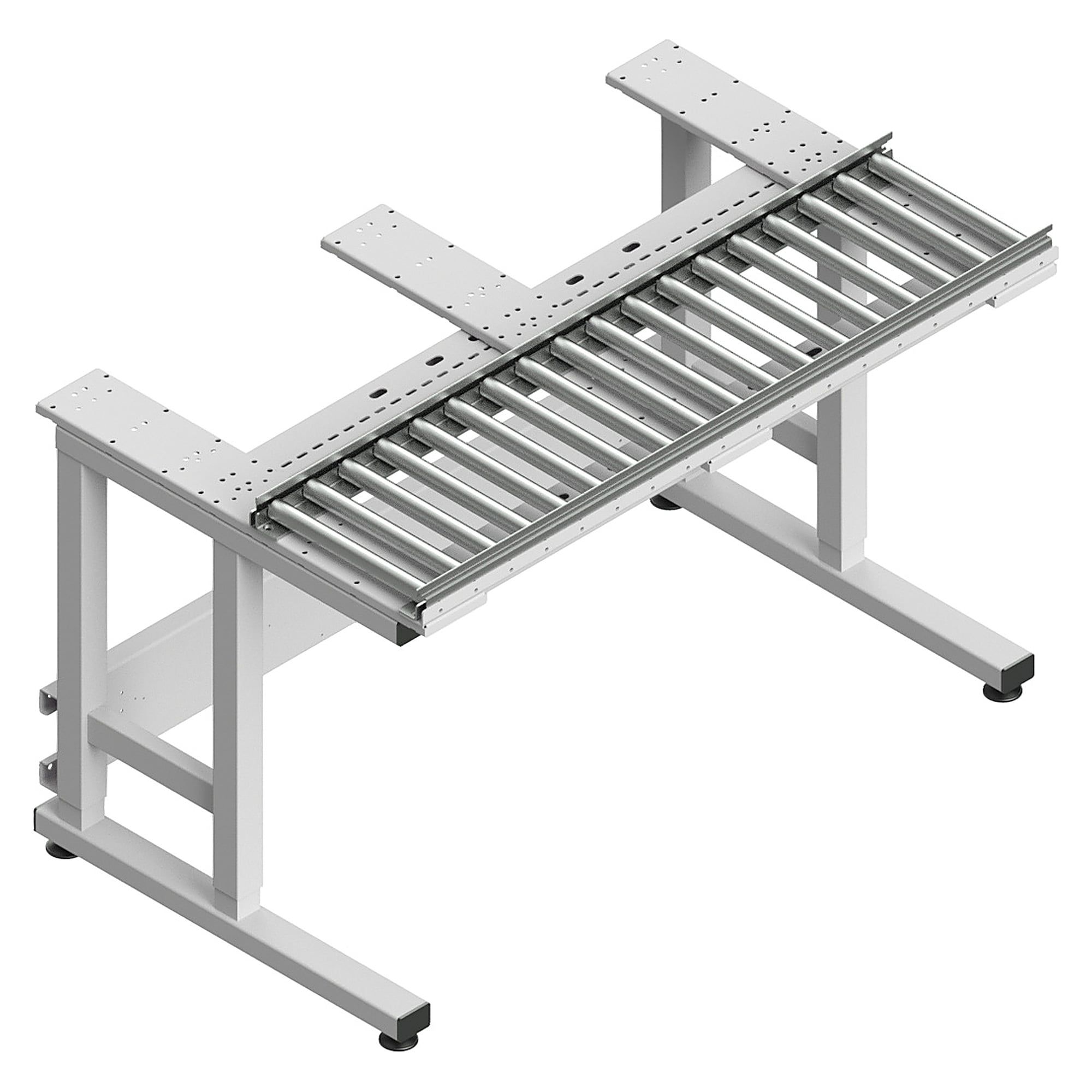 Convoyeur à rouleaux Sintro sur toute la largeur de table, 1230x300 mm, voie 300 mm