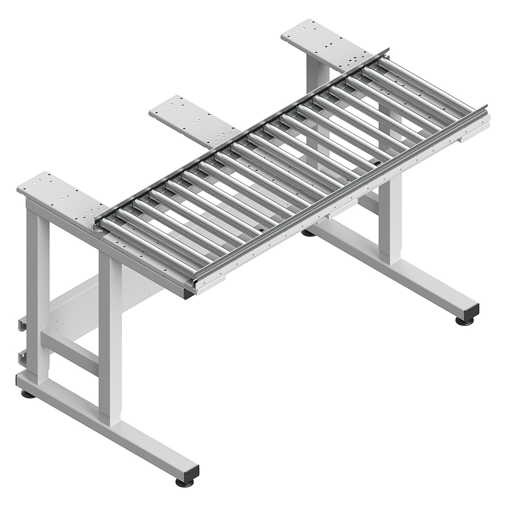 Convoyeur à rouleaux Sintro sur toute la largeur de table, 1230x400 mm, voie 400 mm