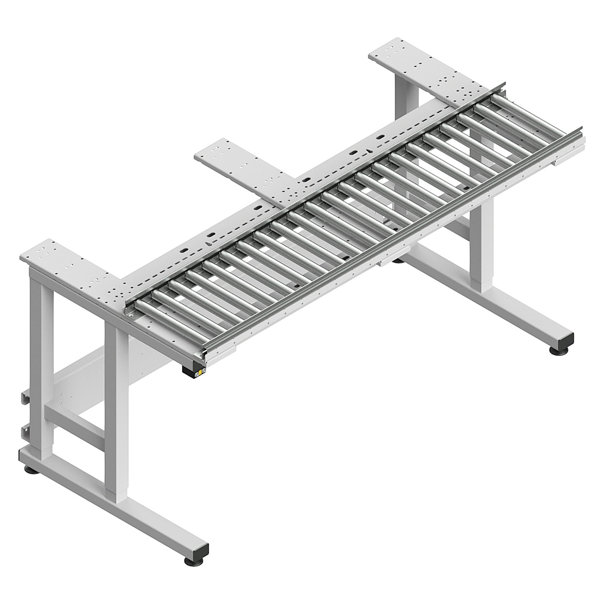 ESD-Rollenbahn Sintro für ganze Tischbreite, 1530x300 mm, Spurweite 300 mm