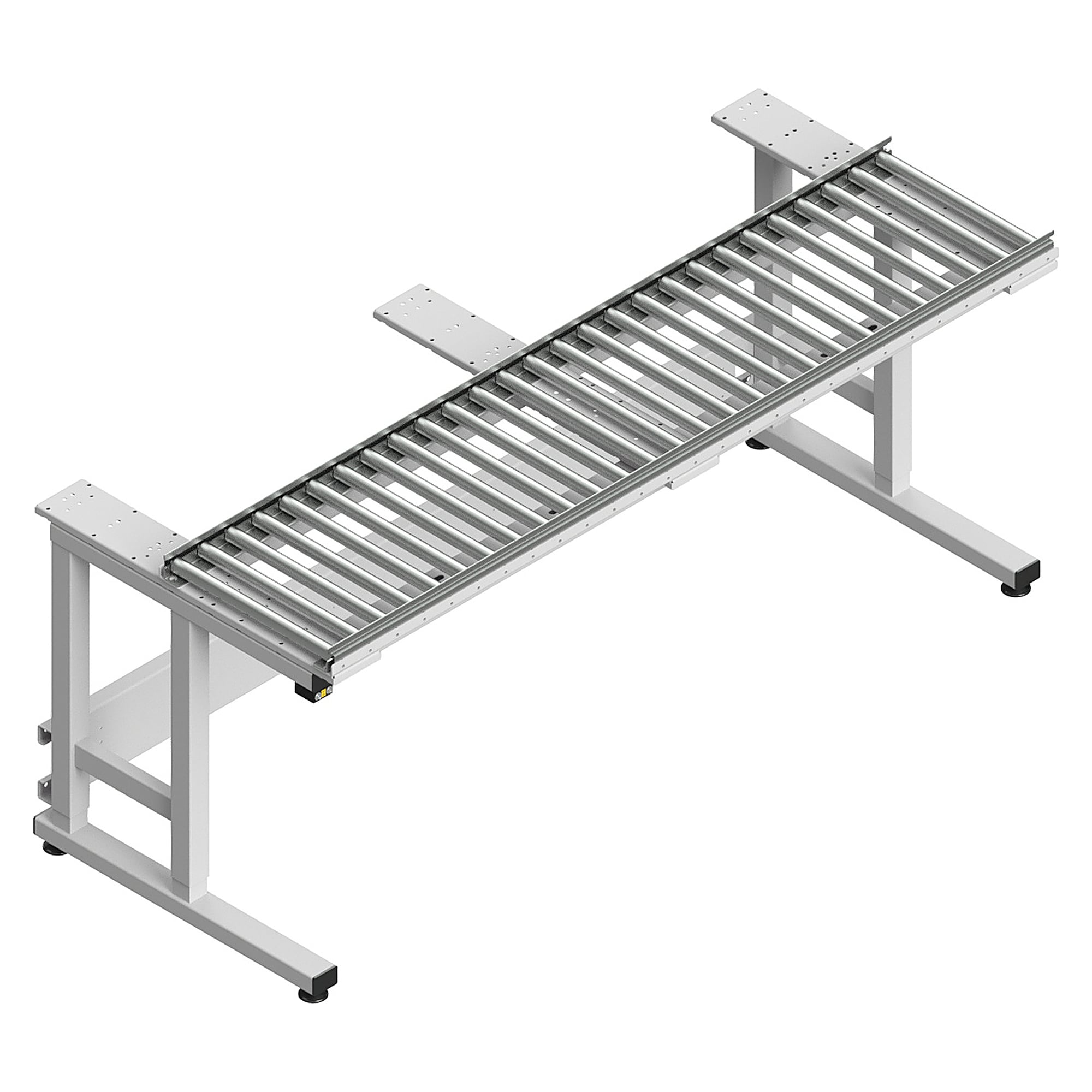 ESD-Rollenbahn Sintro für ganze Tischbreite, 1830x400 mm, Spurweite 400 mm