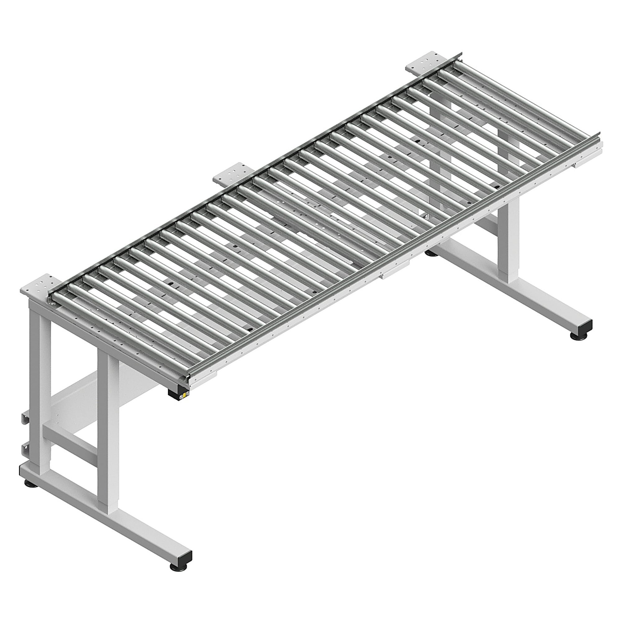 ESD-Rollenbahn Sintro für ganze Tischbreite, 1830x600 mm, Spurweite 600 mm