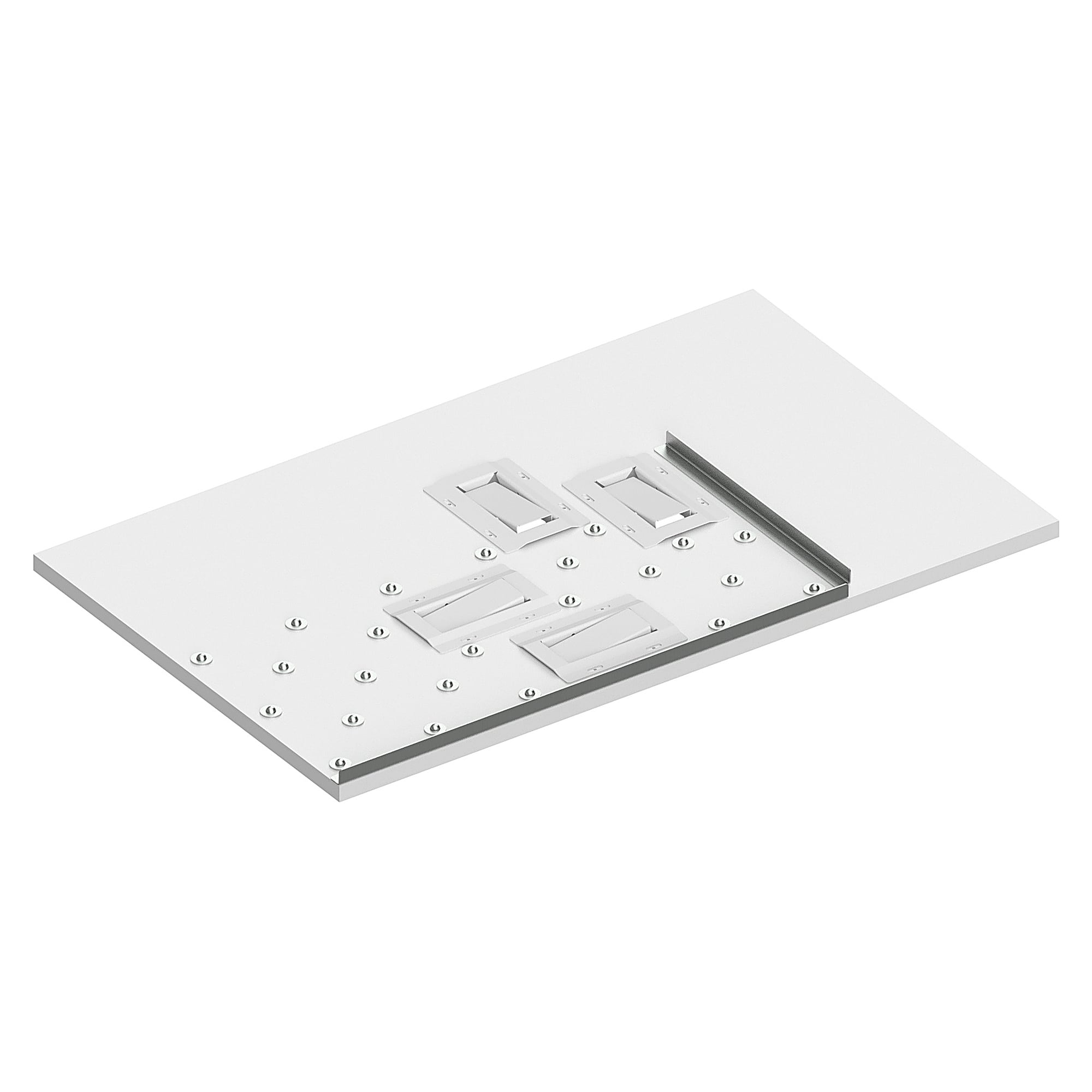 Kugeltischplatte SINTRO Ausschleusung links für Werkstückträger 300x400 mm, 1230x750 mm - Karl 56.809.88