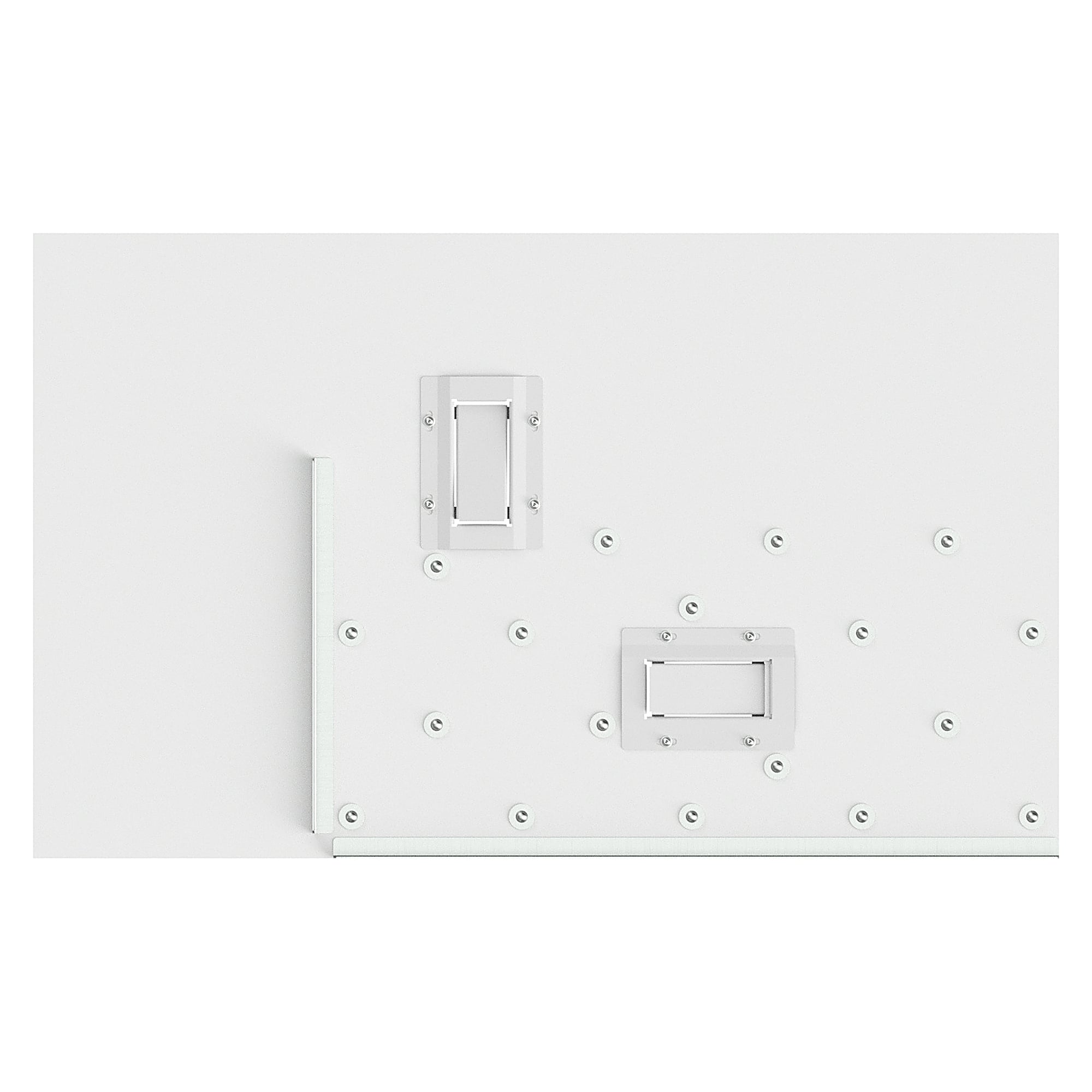 Plateau à billes Sintro, sortie à droite, pour supports de pièces 400x400 mm, 1230x750 mm