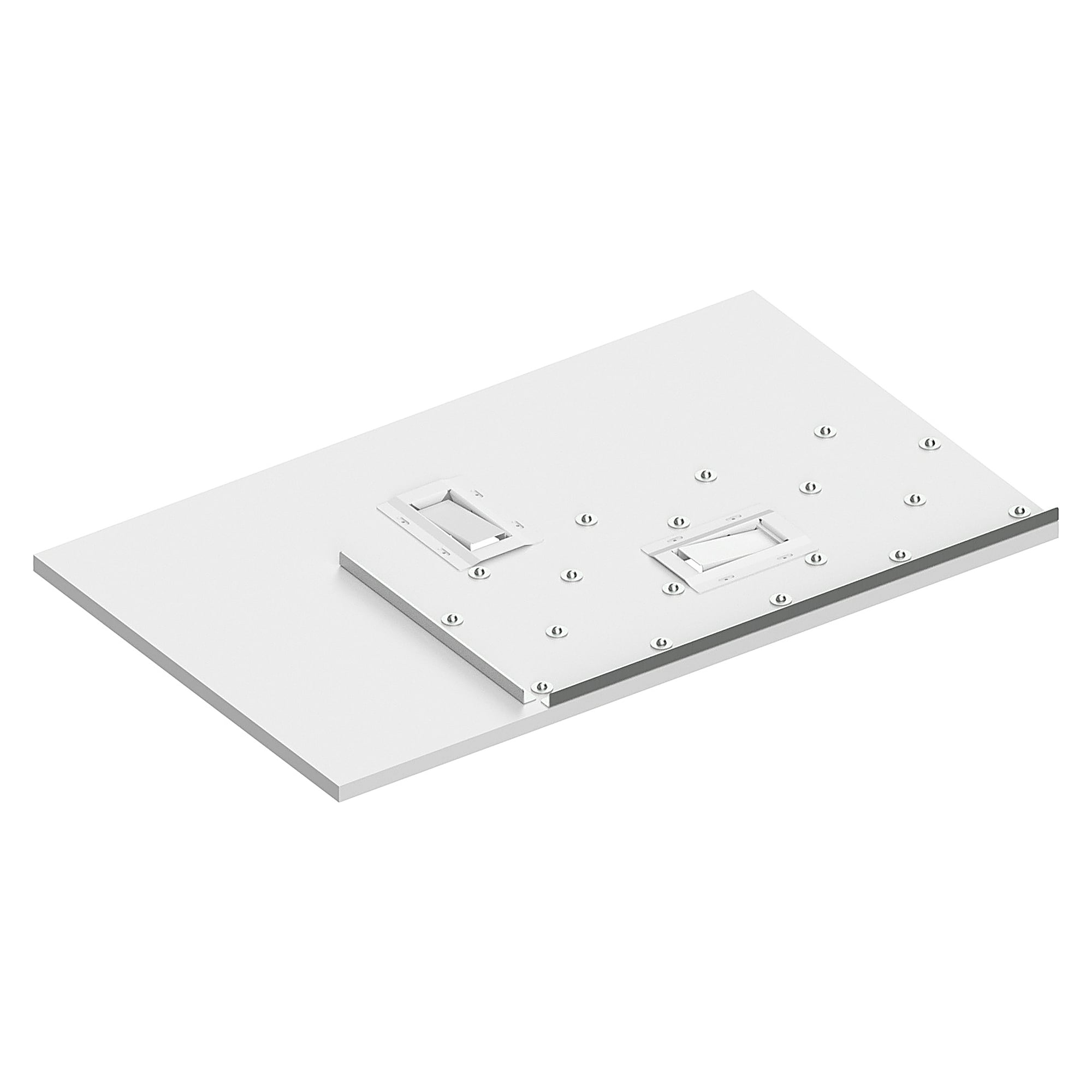 Plateau à billes Sintro, sortie à droite, pour supports de pièces 400x400 mm, 1230x750 mm - Karl 56.813.88