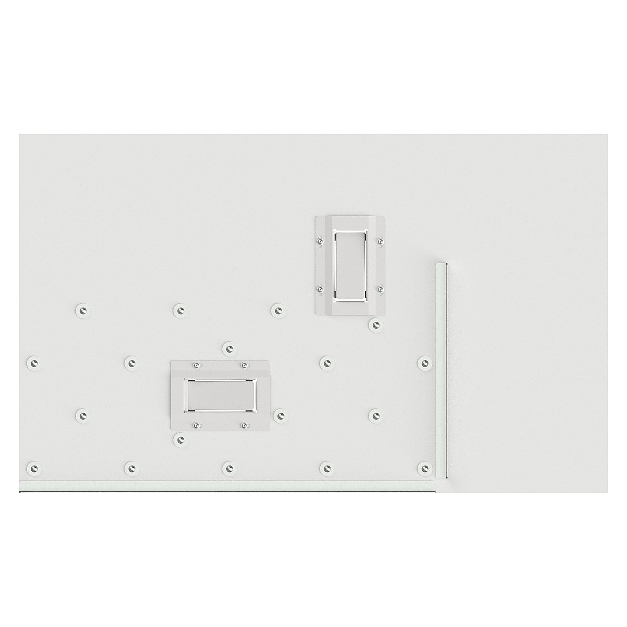 Plateau à billes SINTRO sortie à gauche pour supports de pièces 400x400 mm, 1230x750 mm
