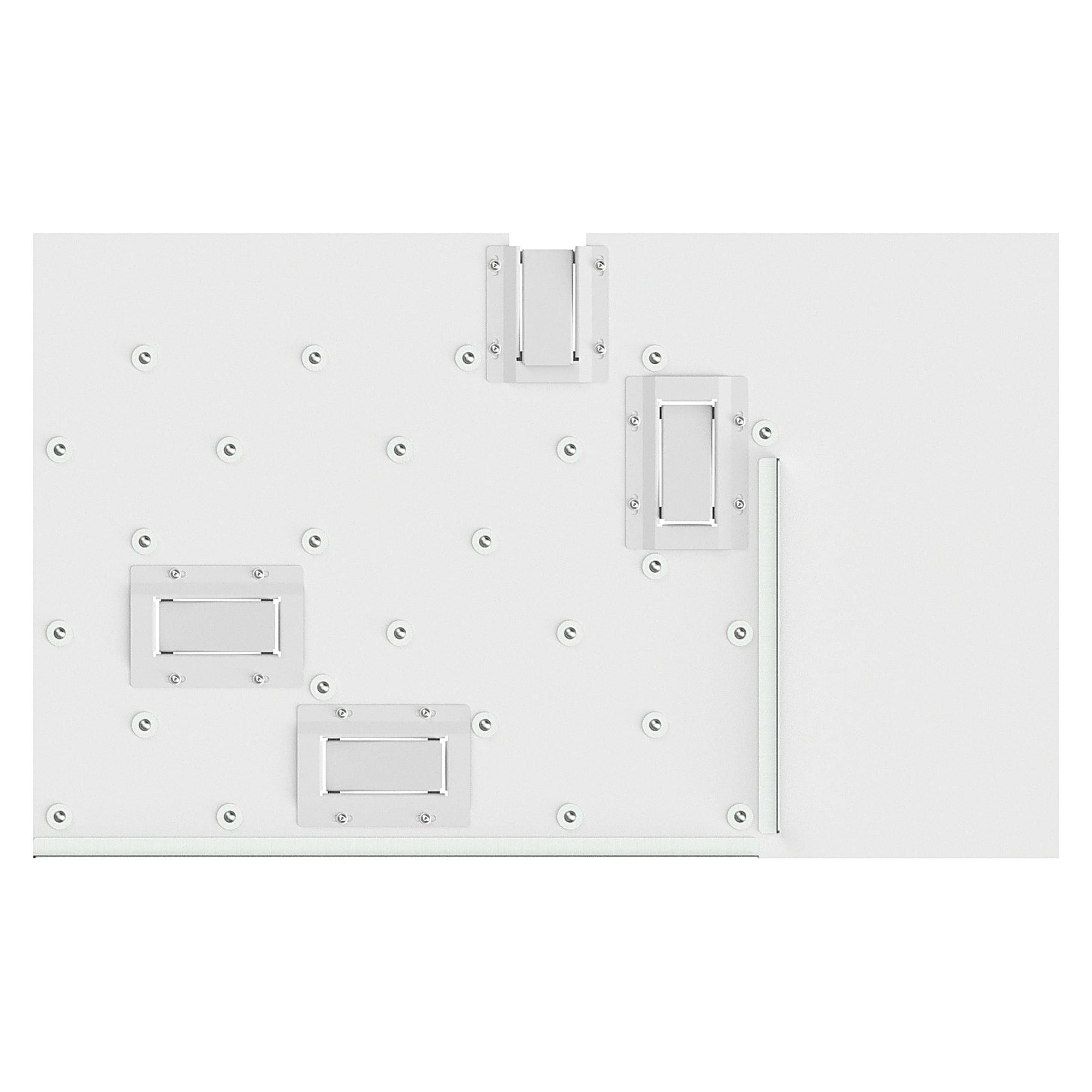 ESD-Kugeltischplatte SINTRO Ausschleusung links für Werkstückträger 400x600 mm, 1230x750 mm