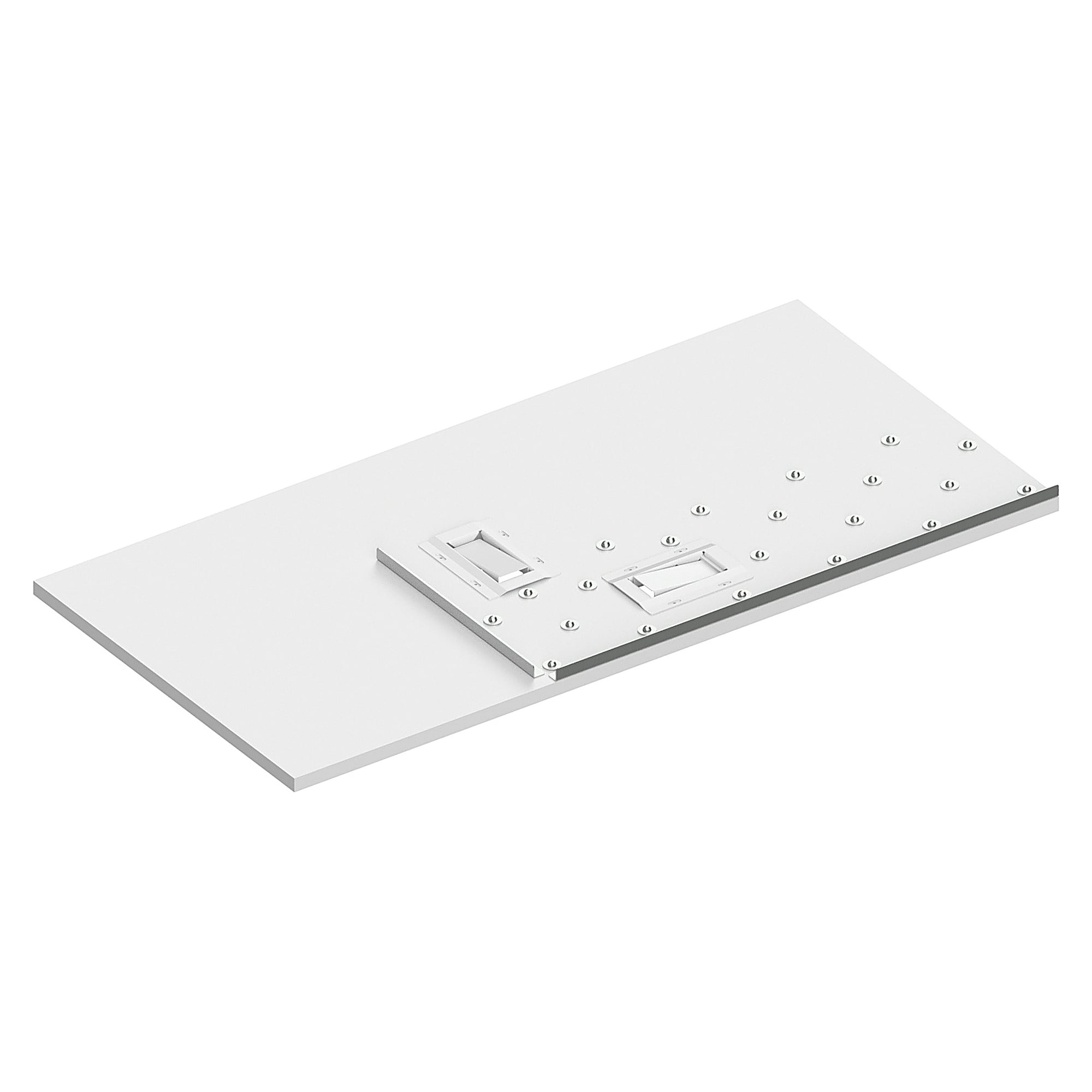 ESD-Kugeltischplatte Sintro, Ausschleusung rechts, für Werkstückträger 300x300 mm, 1530x750 mm - Karl 56.833.89