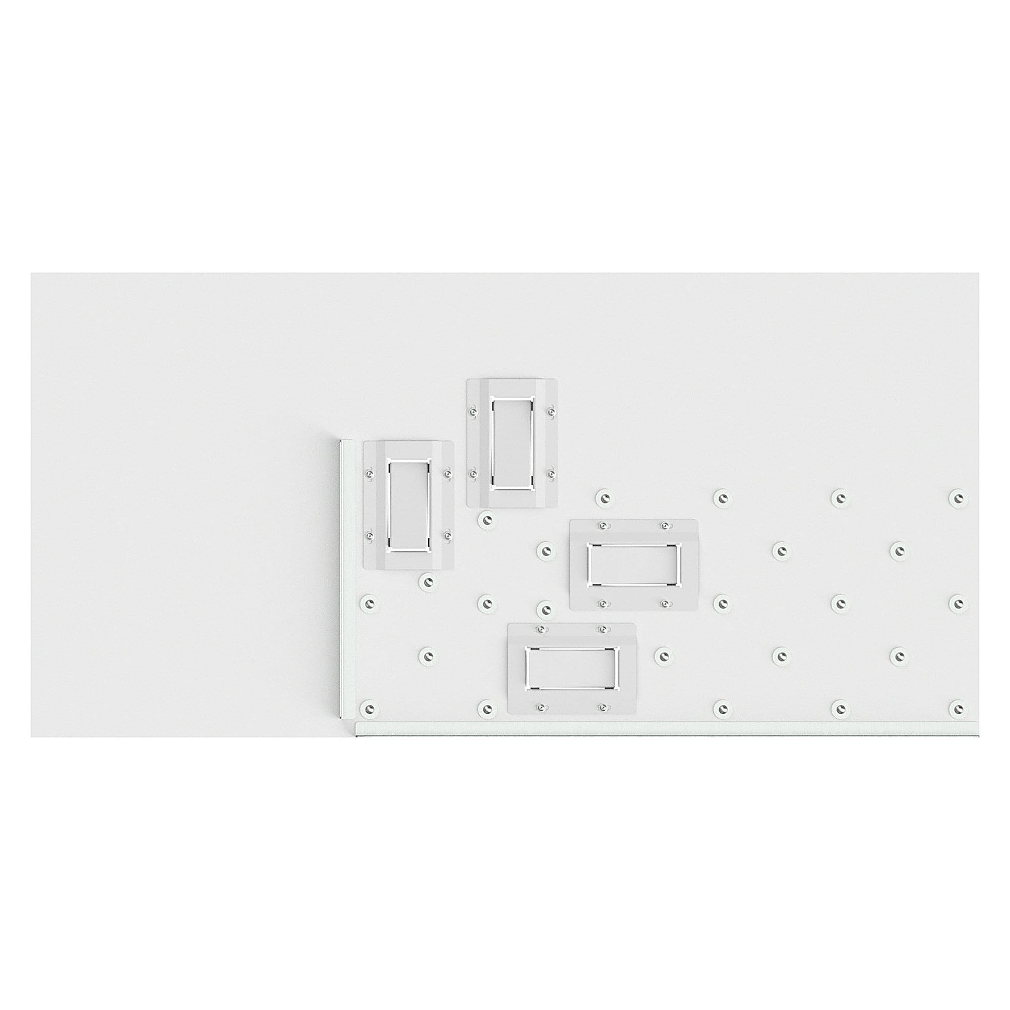 ESD-Kugeltischplatte Sintro, Ausschleusung rechts, für Werkstückträger 300x400 mm, 1530x750 mm