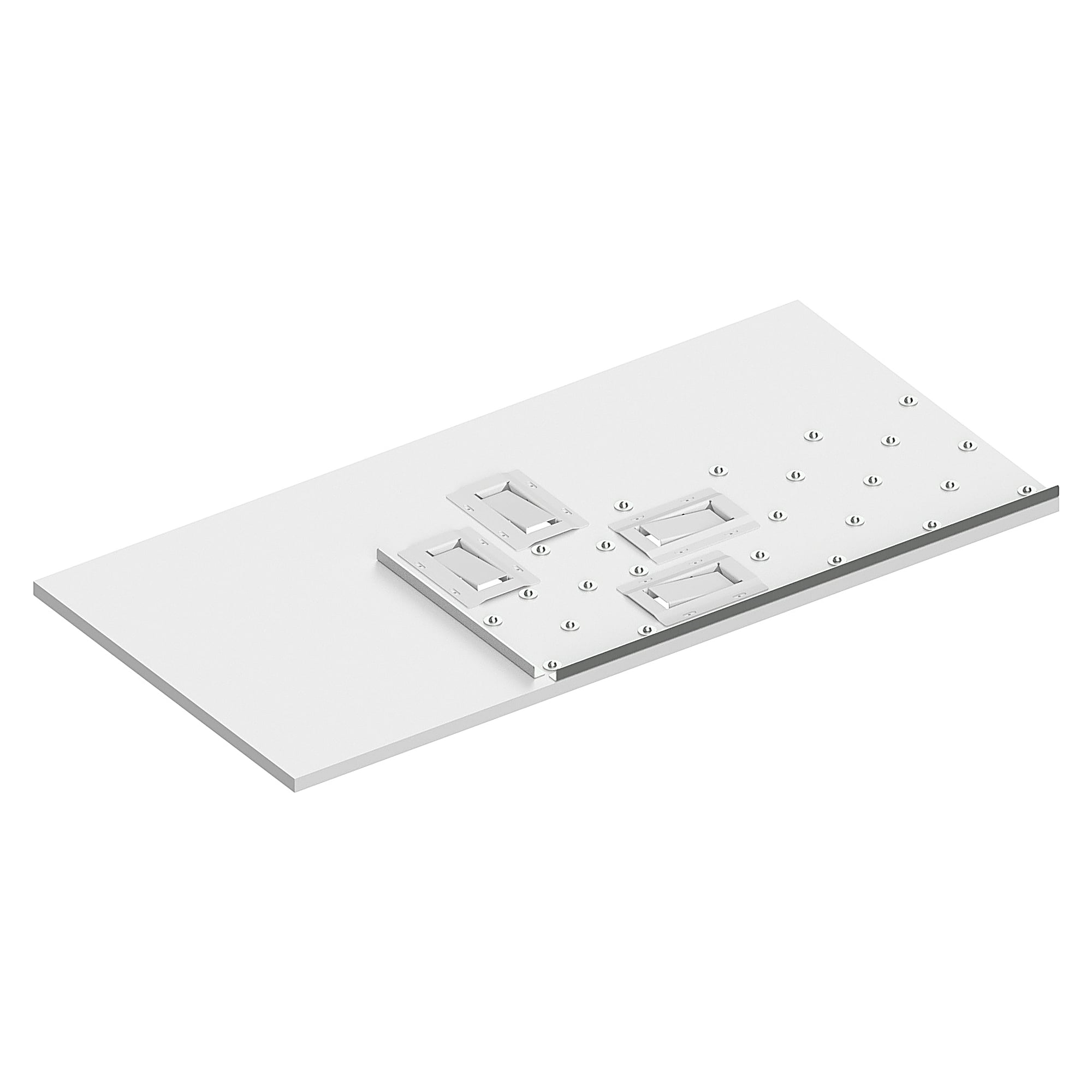 ESD-Kugeltischplatte Sintro, Ausschleusung rechts, für Werkstückträger 300x400 mm, 1530x750 mm - Karl 56.838.89