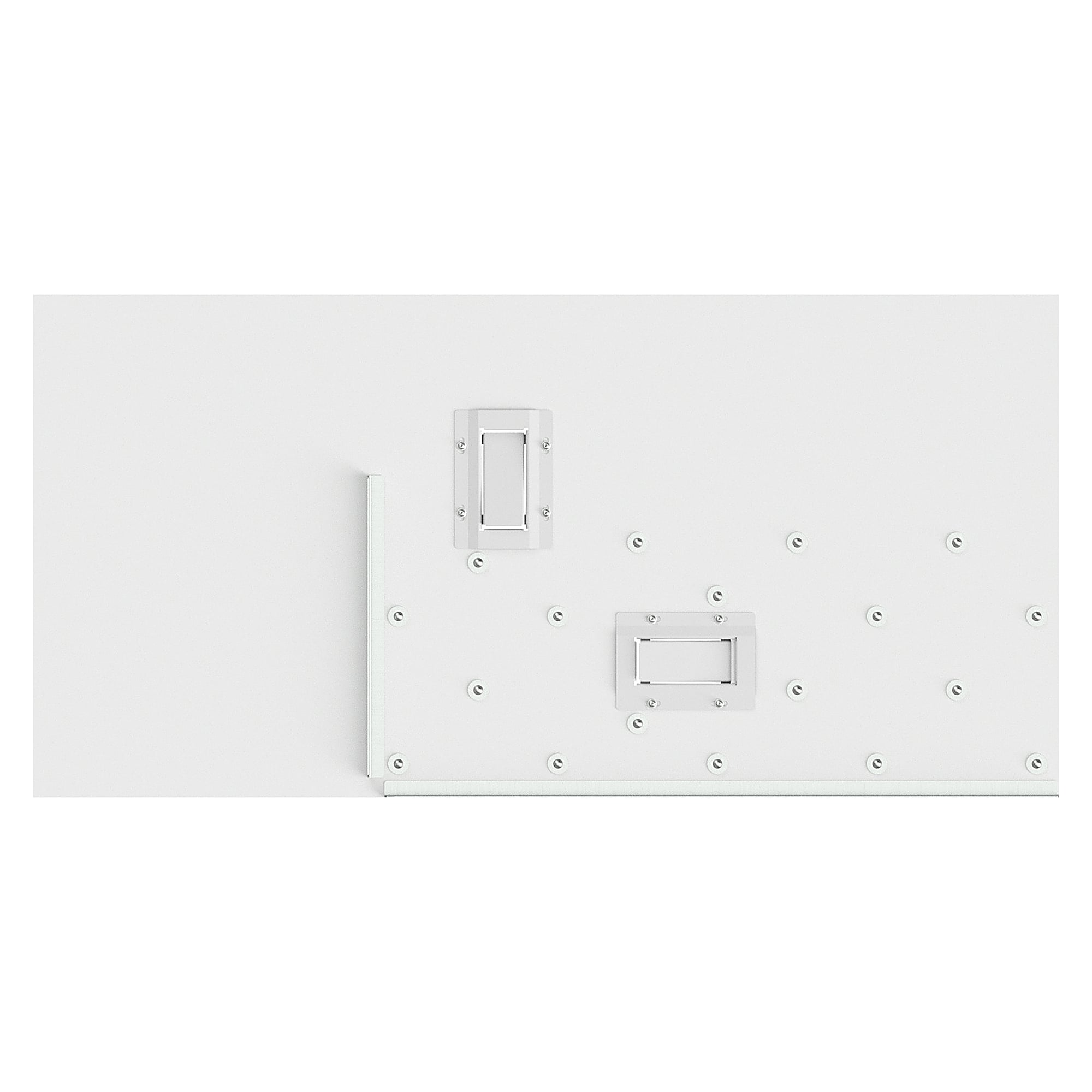Plateau à billes Sintro, sortie à droite, pour supports de pièces 400x400 mm, 1530x750 mm