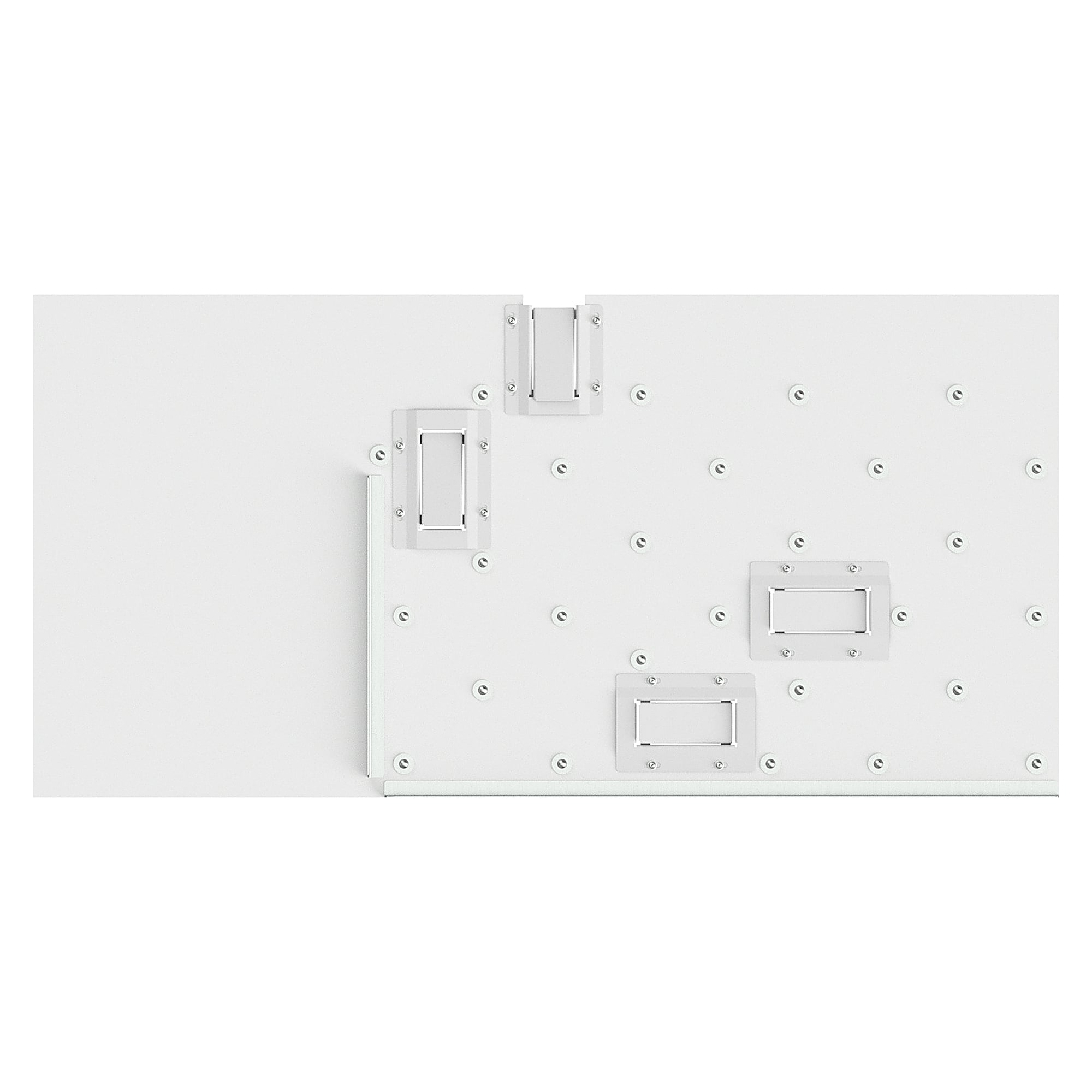 ESD-Kugeltischplatte Sintro, Ausschleusung rechts, für Werkstückträger 400x600 mm, 1530x750 mm