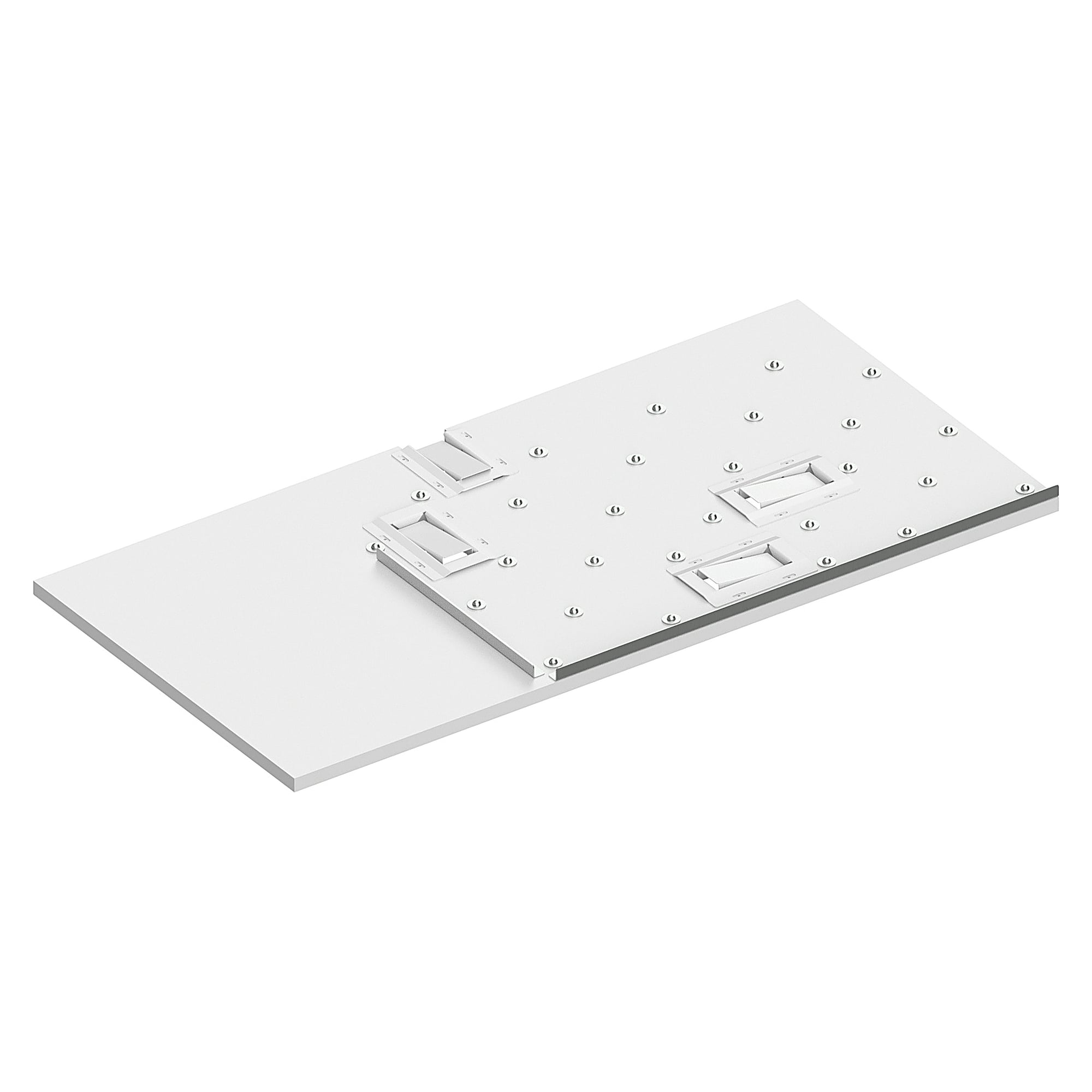 ESD-Kugeltischplatte Sintro, Ausschleusung rechts, für Werkstückträger 400x600 mm, 1530x750 mm - Karl 56.848.89