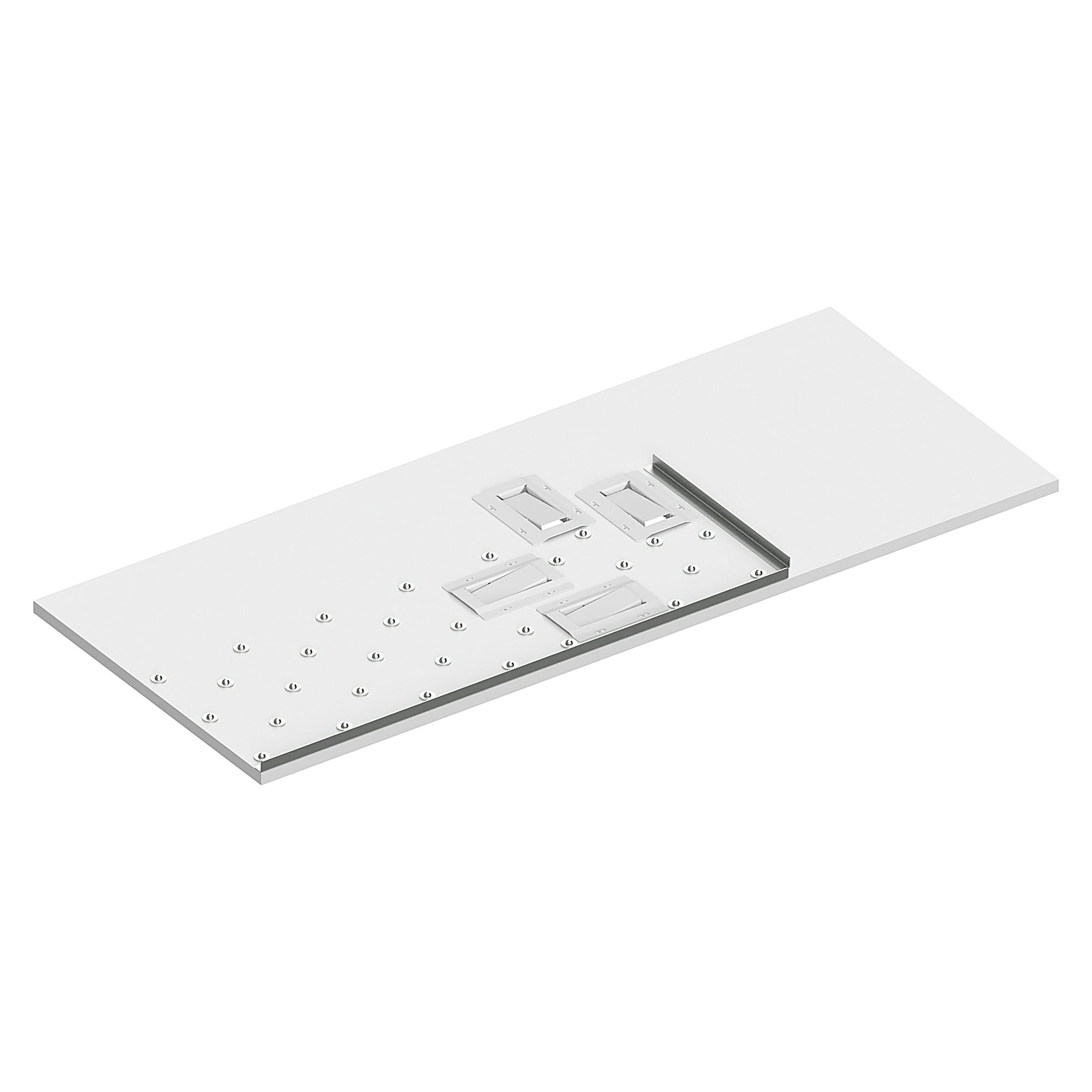 ESD-Kugeltischplatte SINTRO Ausschleusung links für Werkstückträger 300x400 mm, 1830x750 mm - Karl 56.869.89