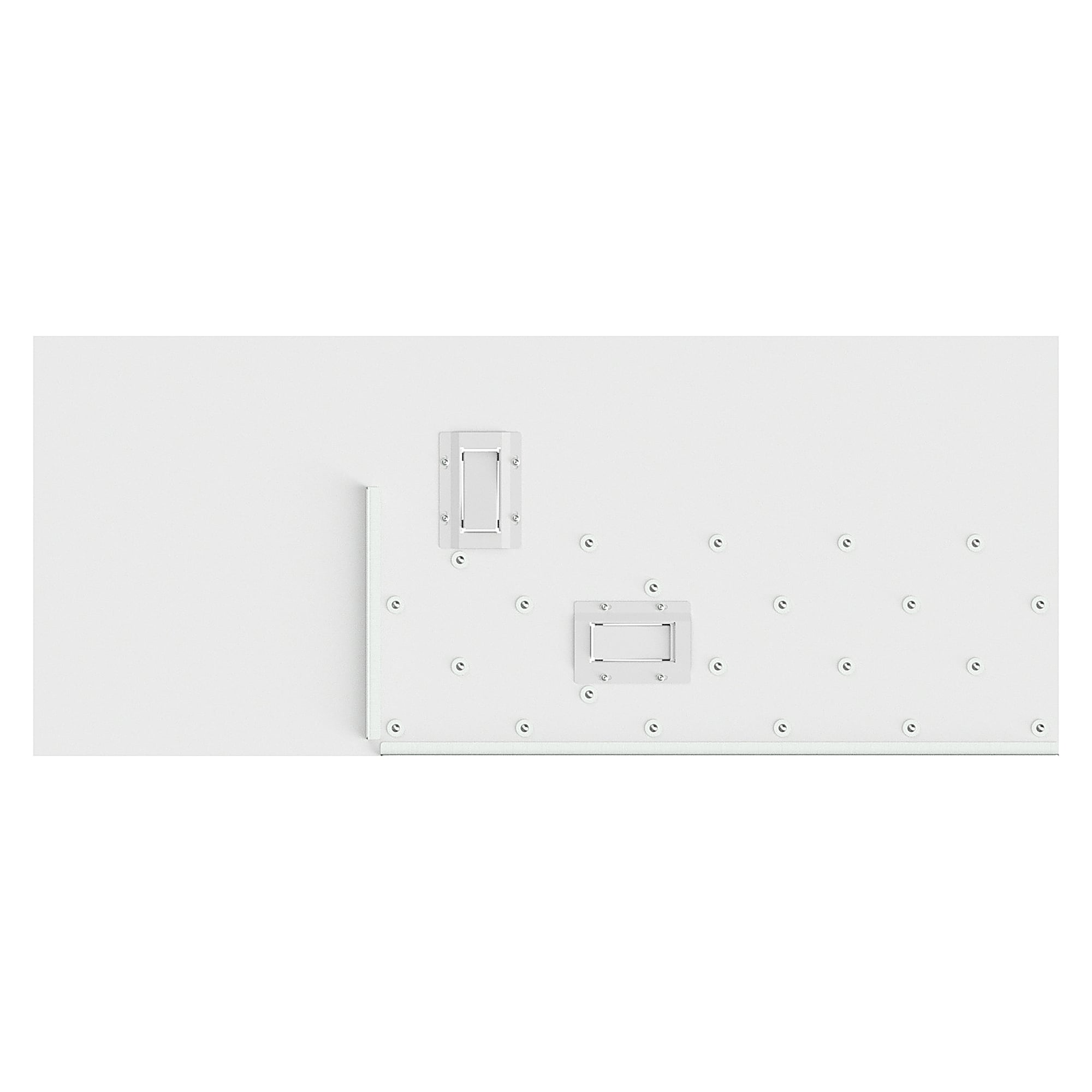 Plateau à billes Sintro, sortie à droite, pour supports de pièces 400x400 mm, 1830x750 mm