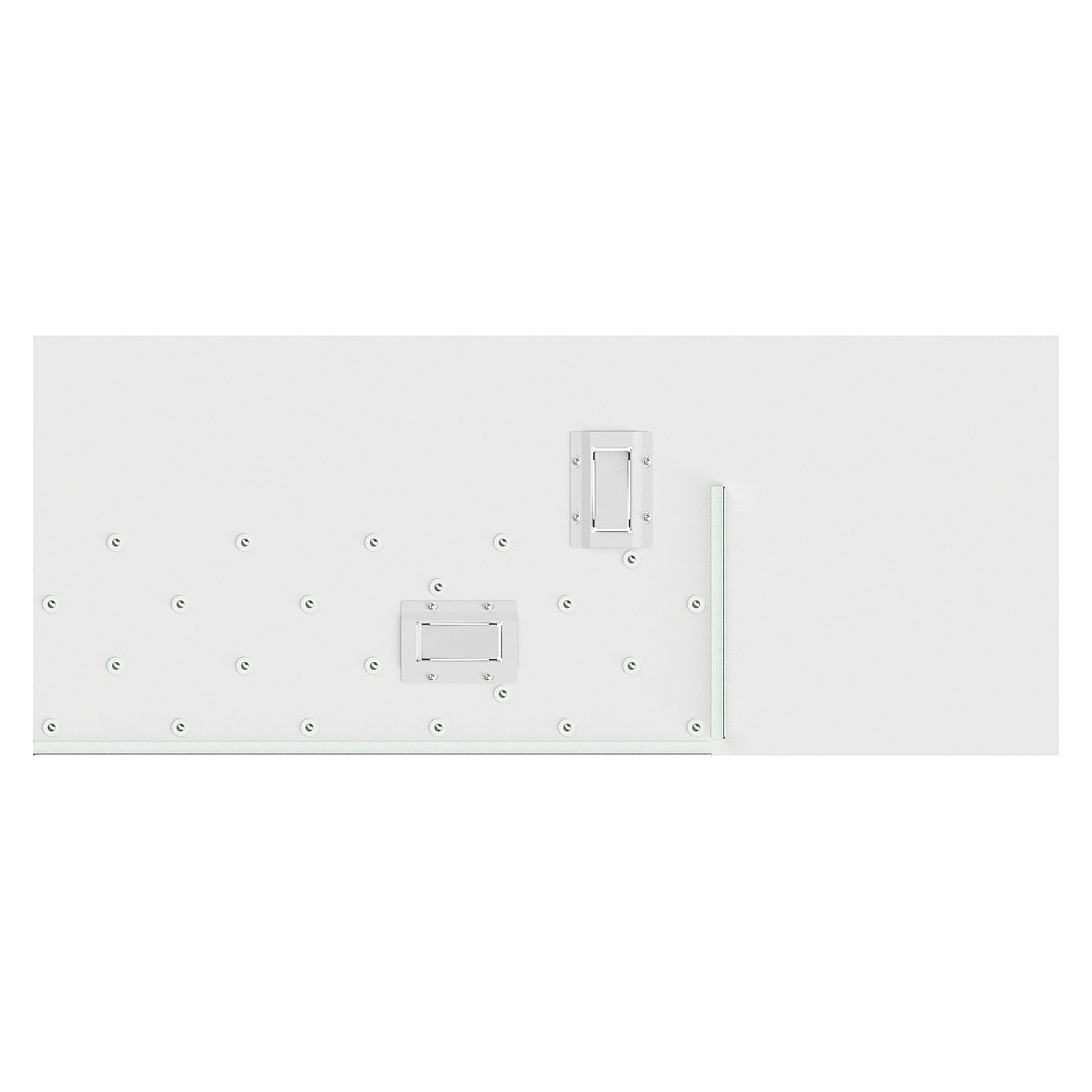 Plateau à billes ESD SINTRO sortie à gauche pour supports de pièces 400x400 mm, 1830x750 mm