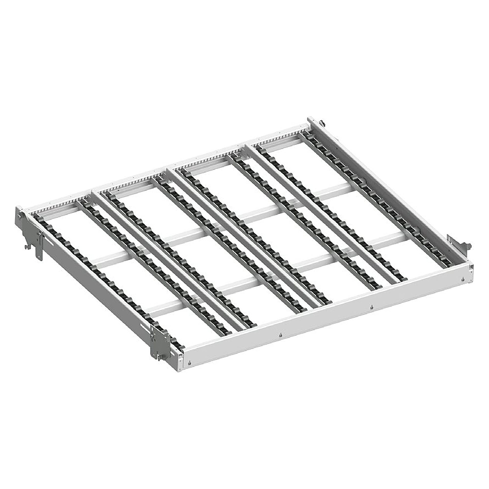 Tablette de transfert pour rayonnage FIFO, surface utile 1360x1200 mm, standard - Karl 57.338.70