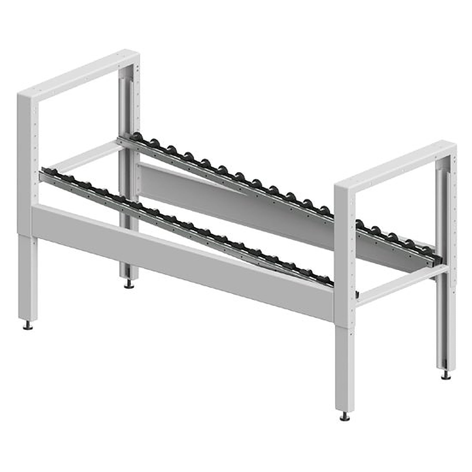 Rückführung für Werkstückträger, Spurweite 600 mm, Gestellbreite 700 mm - Karl 57.909.70