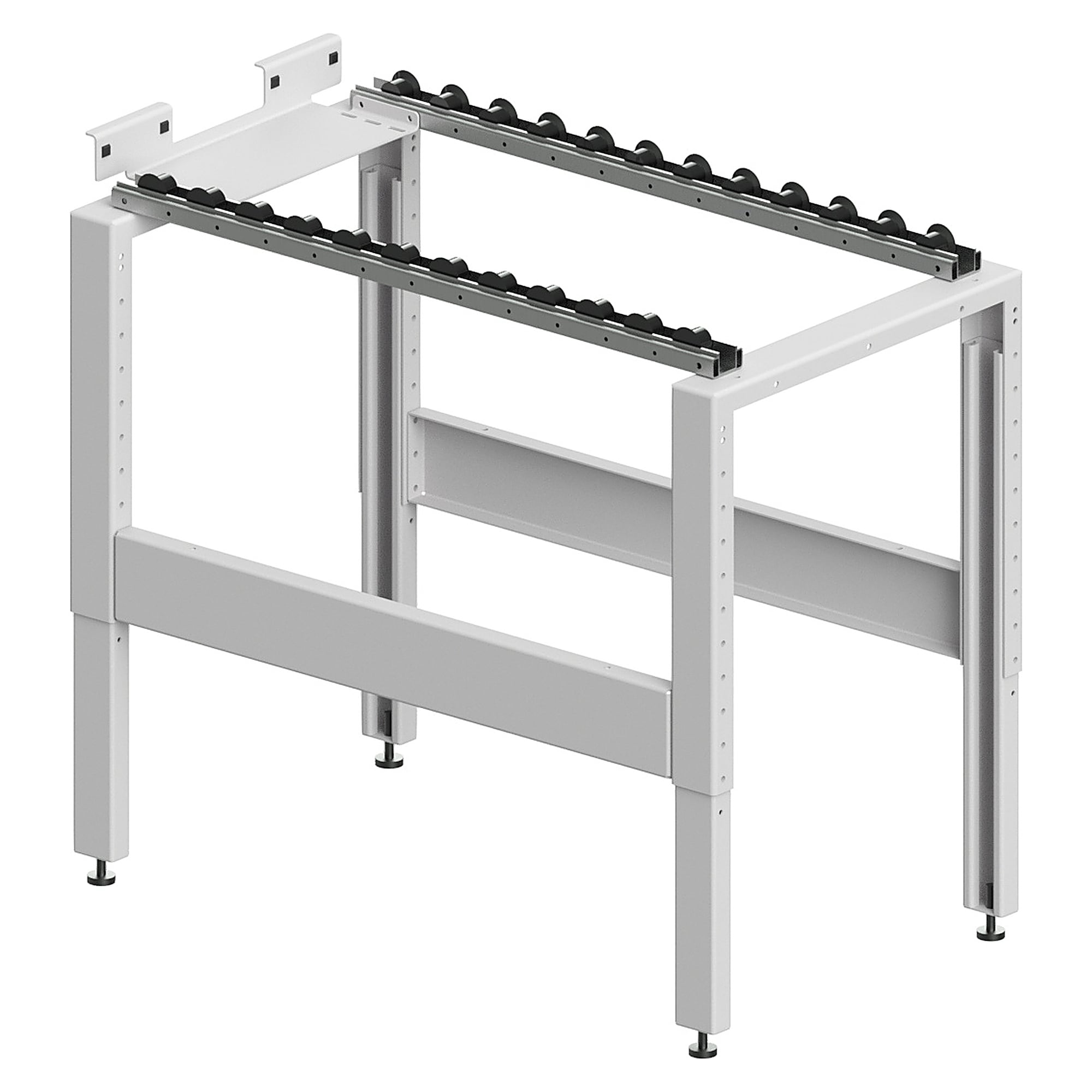 End stop for flanged-roller rails, track width 400 mm