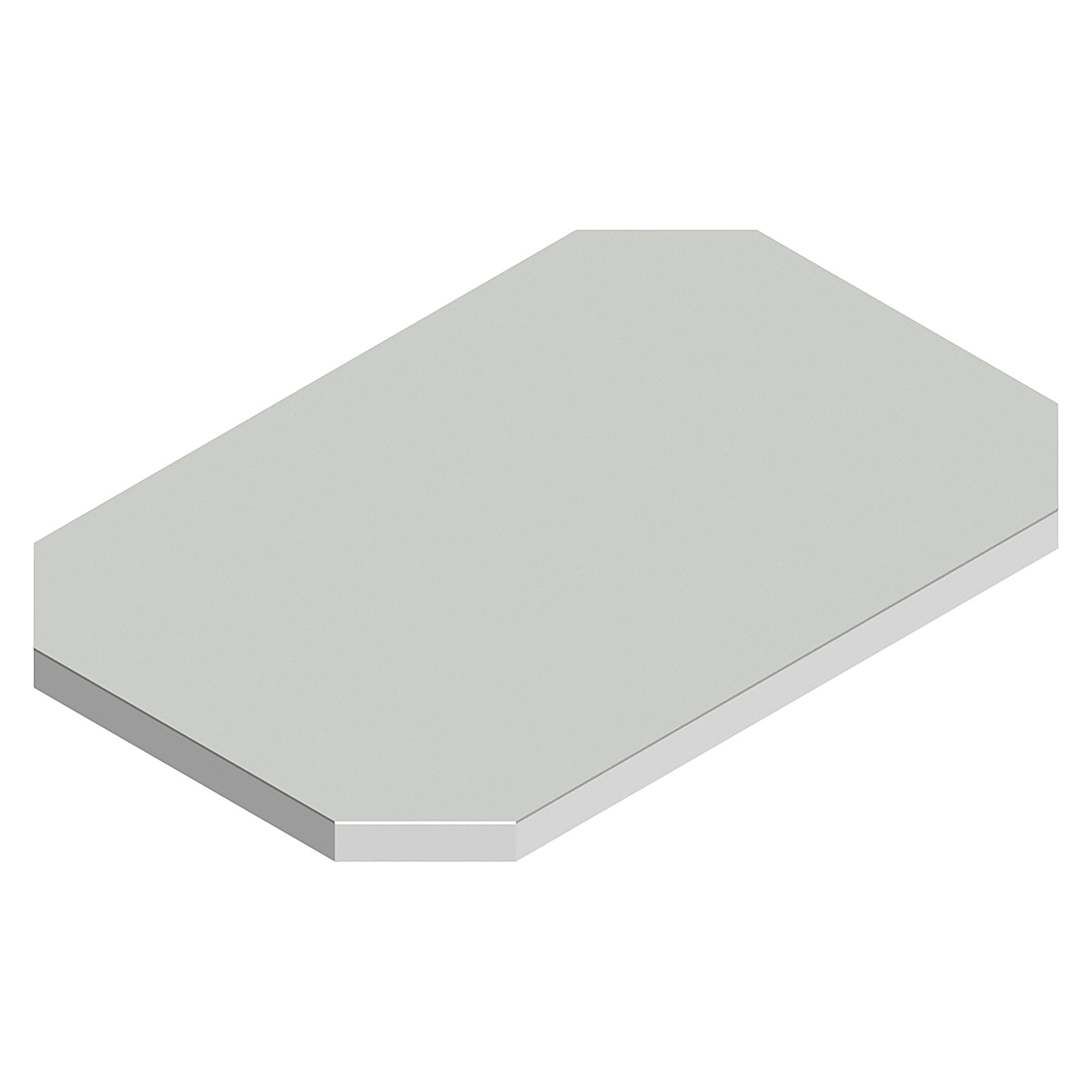 Werkstückträger 400x600 mm mit abgeschrägten Ecken, Kautschuk-Belag, 27 mm - Karl 59.730.98