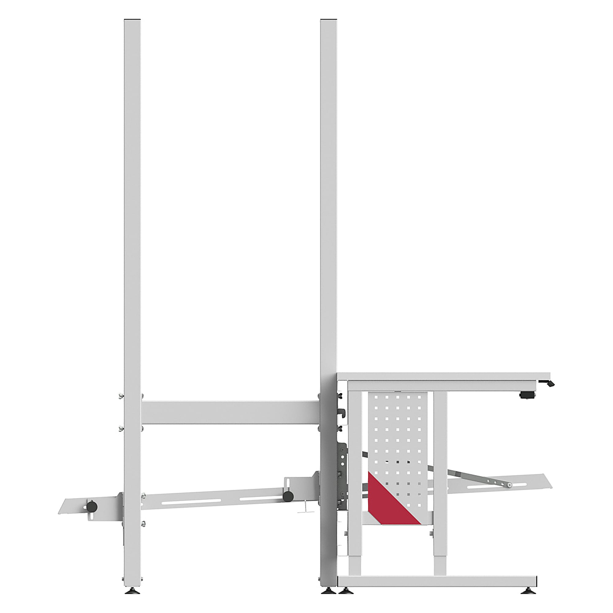 Ablage für FIFO-Rückführung am FIFO-Anbauregal, 815x900x55 mm