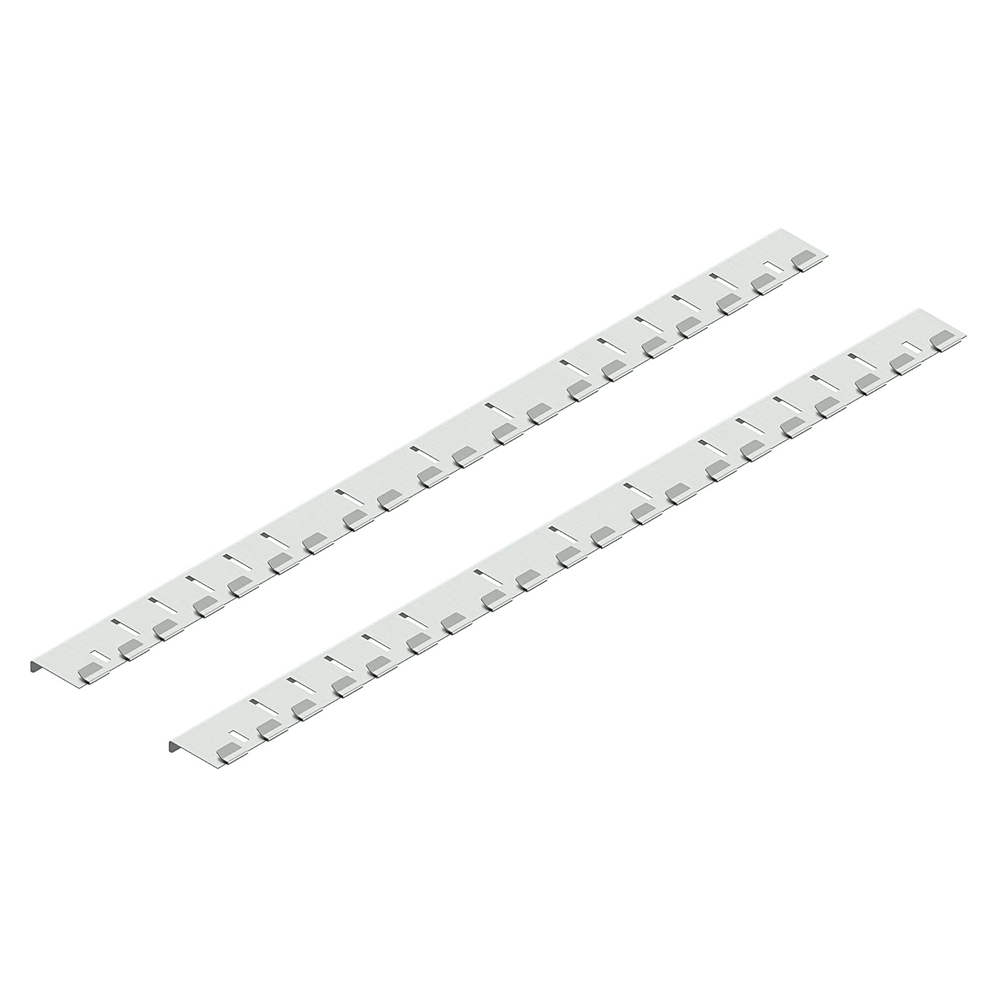 Équerres inox pour rails à galets, tablette de retour FIFO L = 1115 mm, 2 pièces - Karl 69.942.70