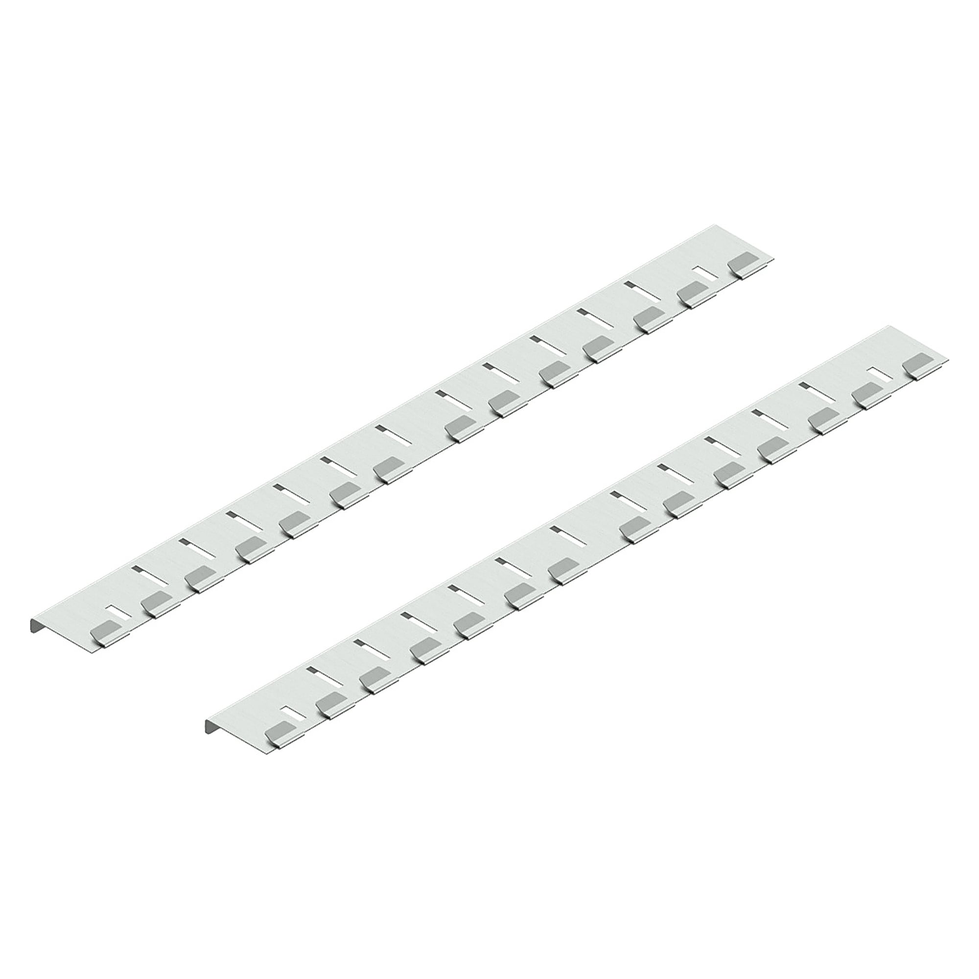 Équerres inox pour rails à galets, tablette de retour FIFO L = 815 mm, 2 pièces - Karl 69.944.70