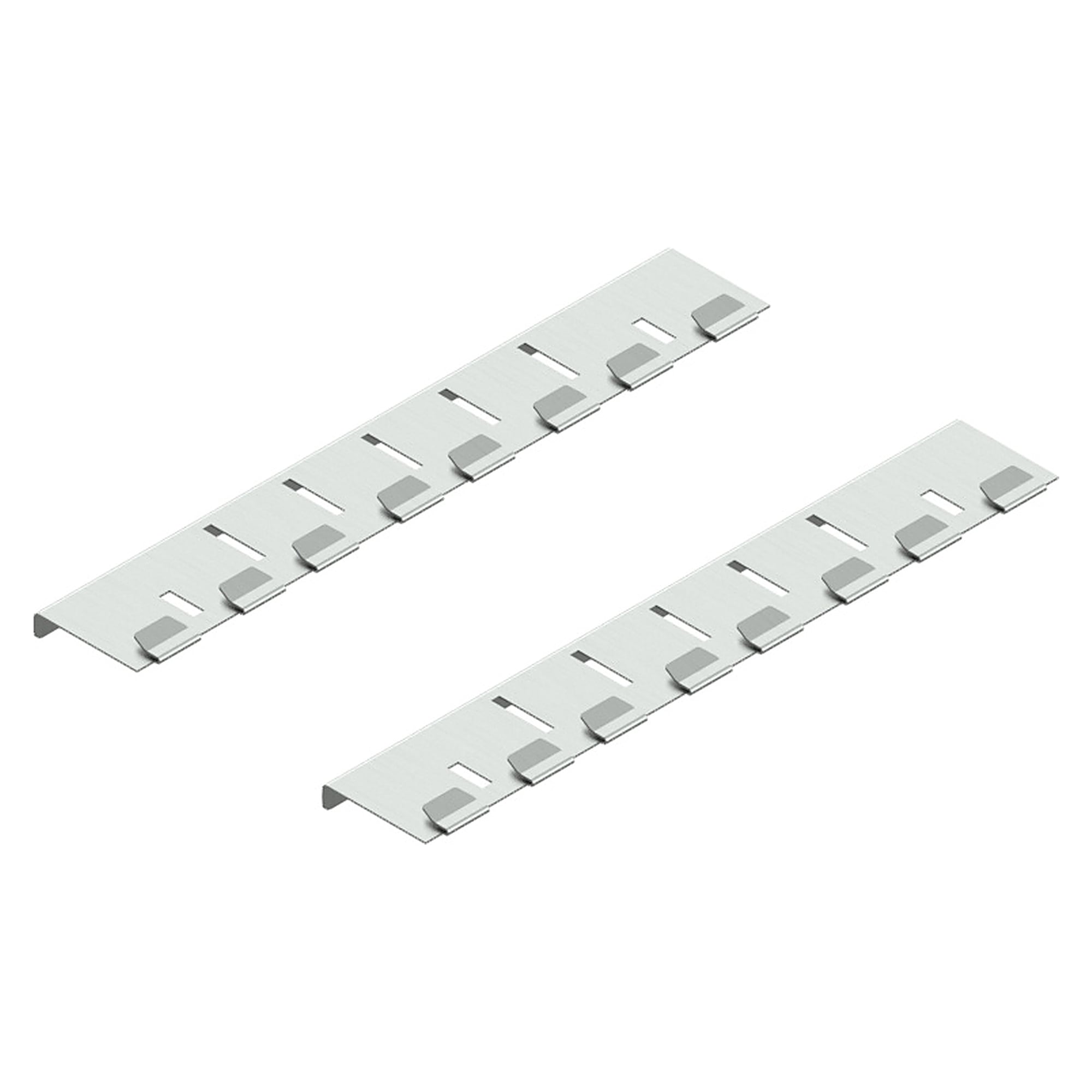 Edelstahlwinkel für Röllchenleisten, Ablage für FIFO-Rückführung B = 460 mm, 2 Stück - Karl 69.946.70