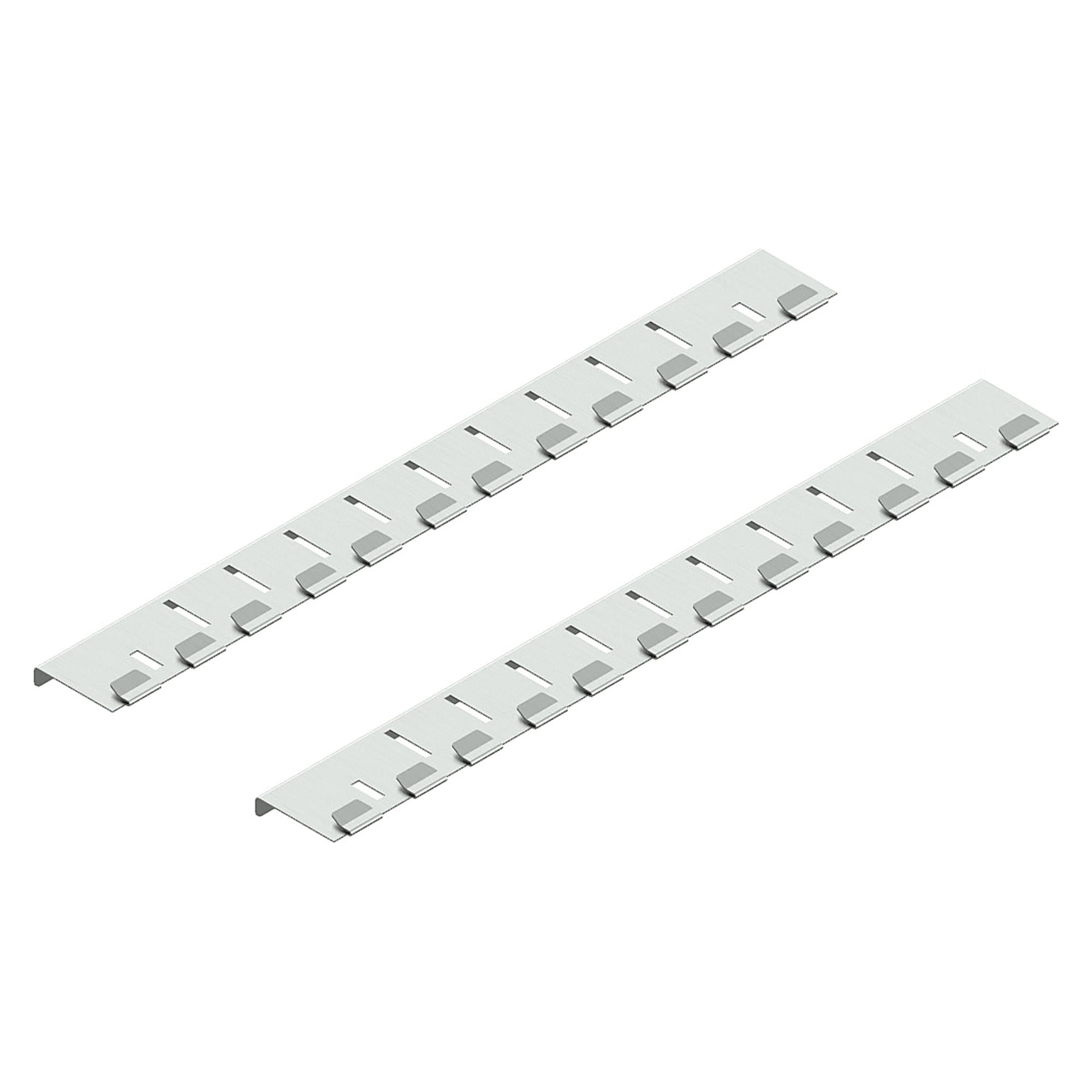 Edelstahlwinkel für Röllchenleisten, Ablage für FIFO-Rückführung B = 680 mm, 2 Stück - Karl 69.948.70