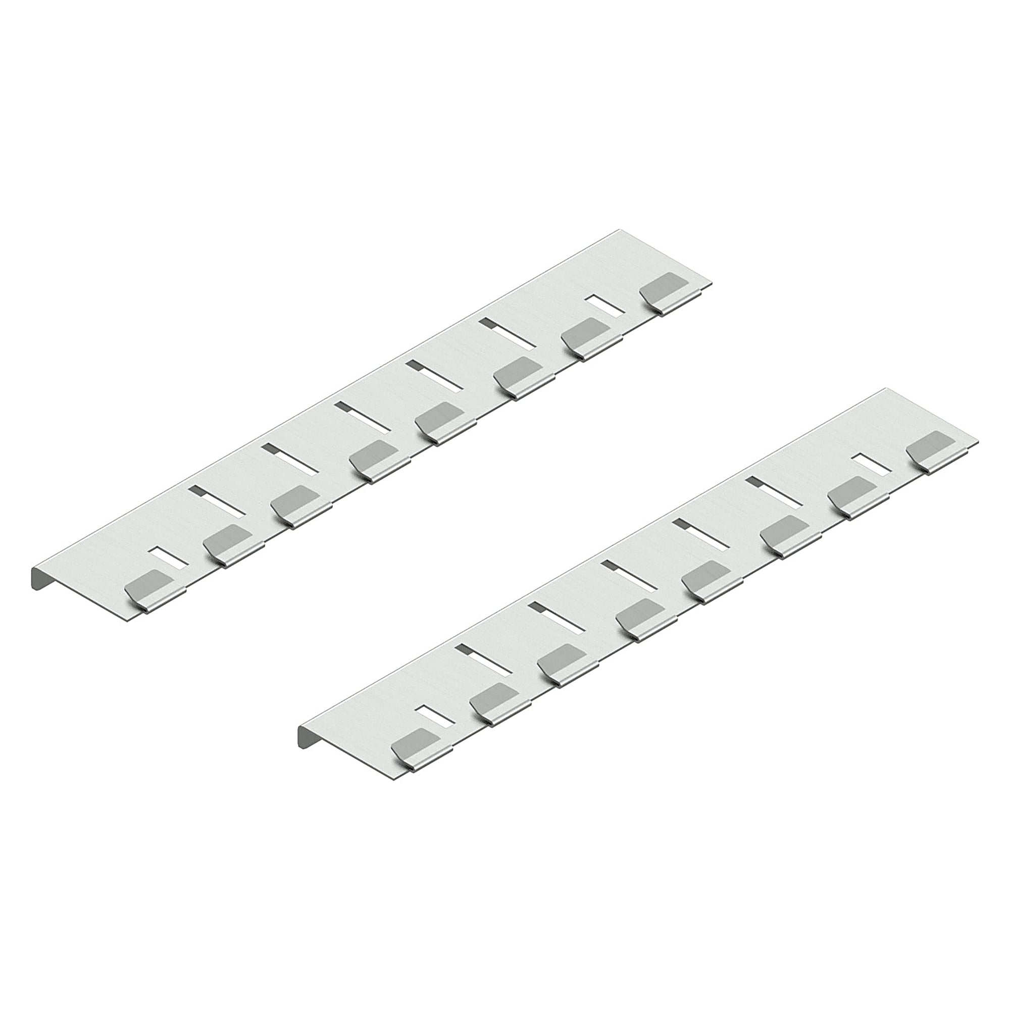 Équerres inox pour fixation des rails à galets, L = 460 mm, 2 pièces - Karl 69.956.70