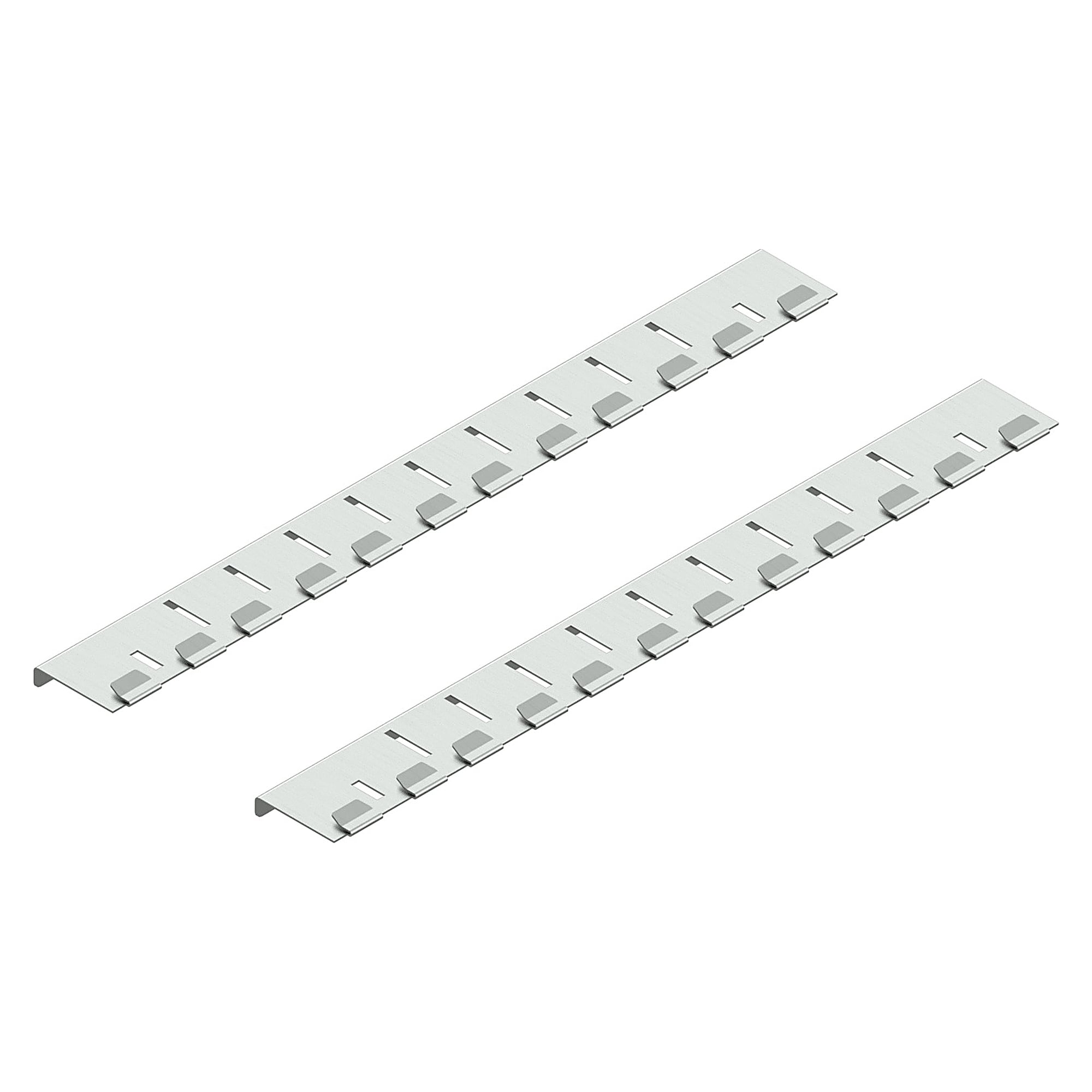 Équerres inox pour fixation des rails à galets, L = 680 mm, 2 pièces - Karl 69.958.70