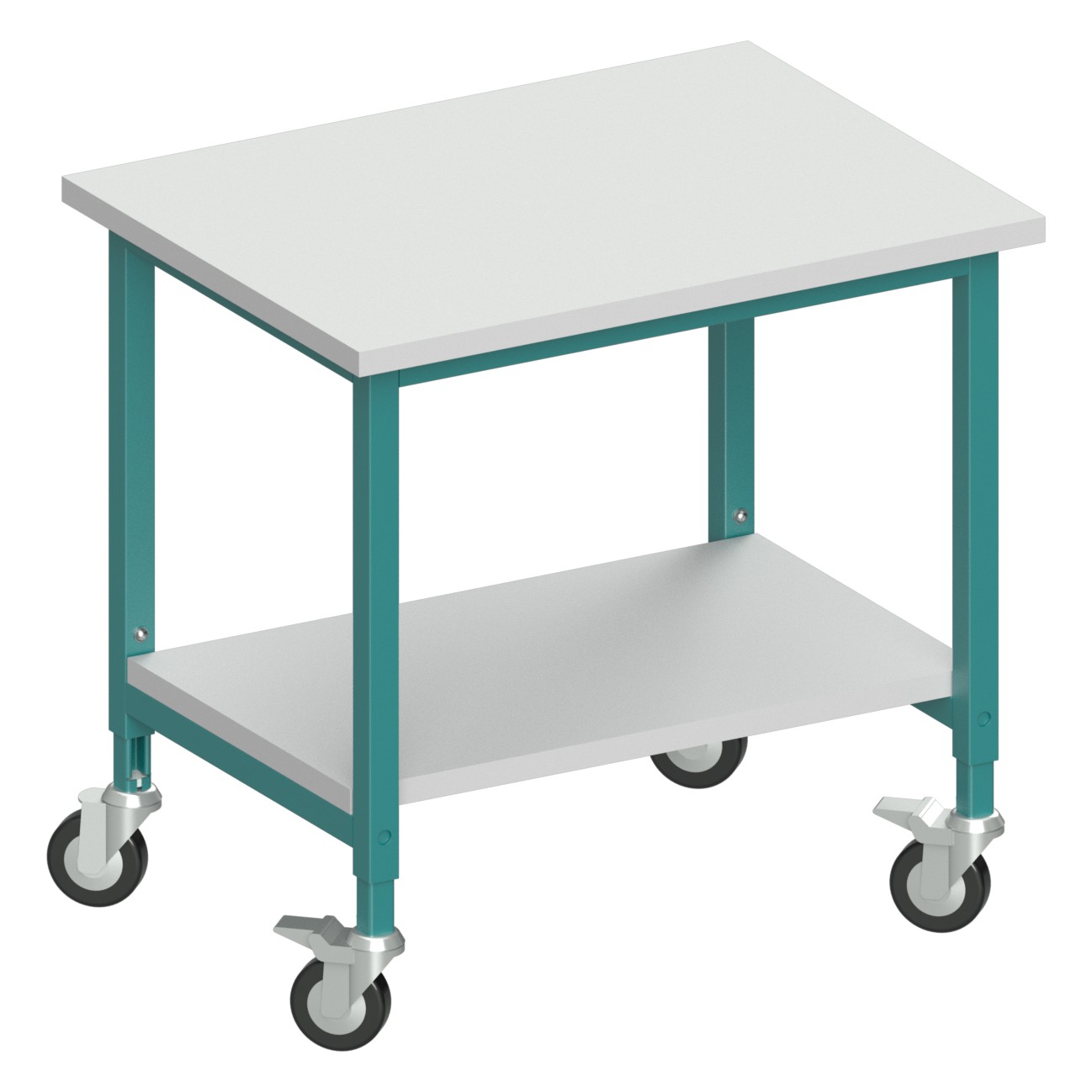 ESD-Beistellwagen Basic fahrbar, 600x800x720-900 mm - Karl 31.505.48