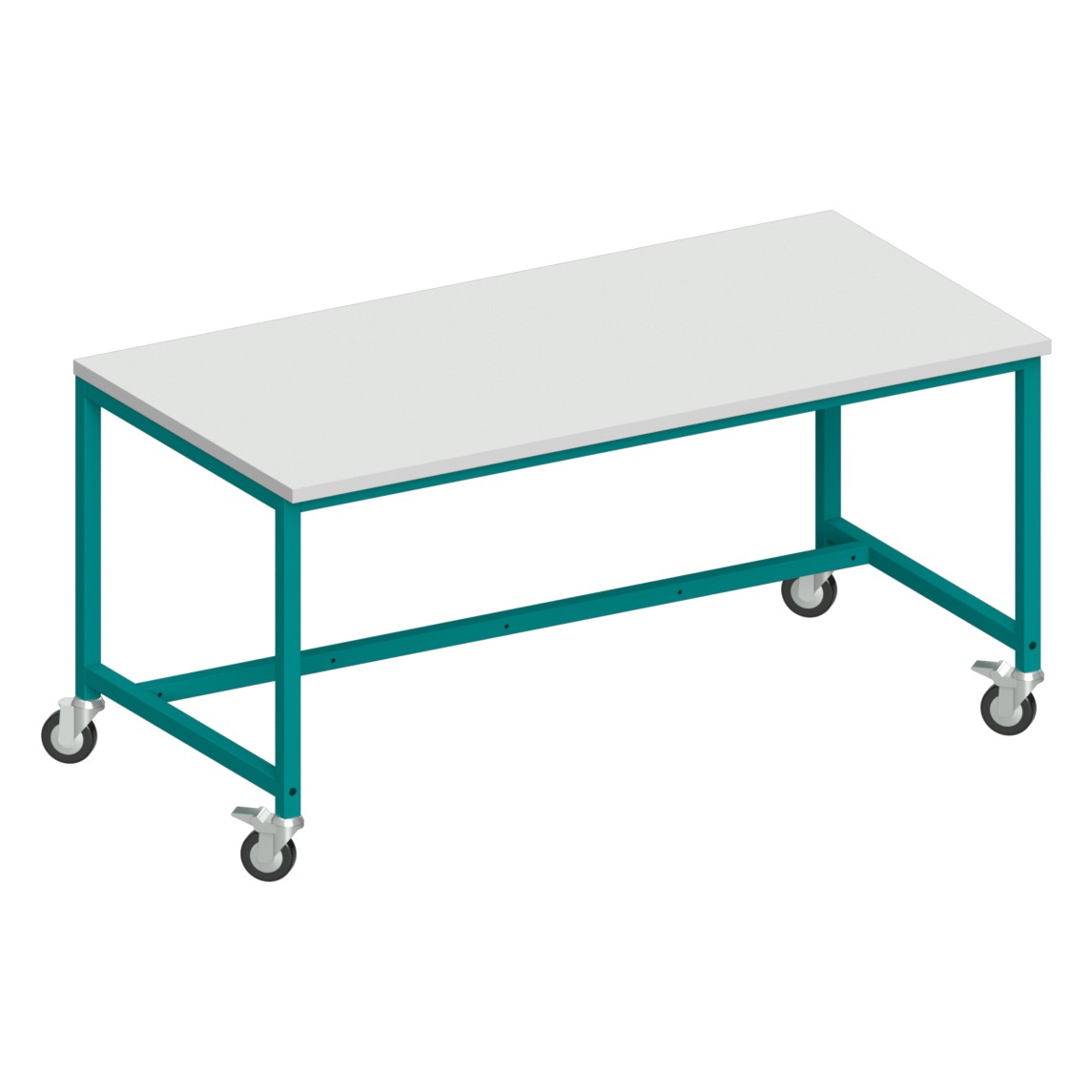 ESD-Arbeitstisch Basic fahrbar verstärkte Ausführung, 1600x800 mm - Karl 30.225.48